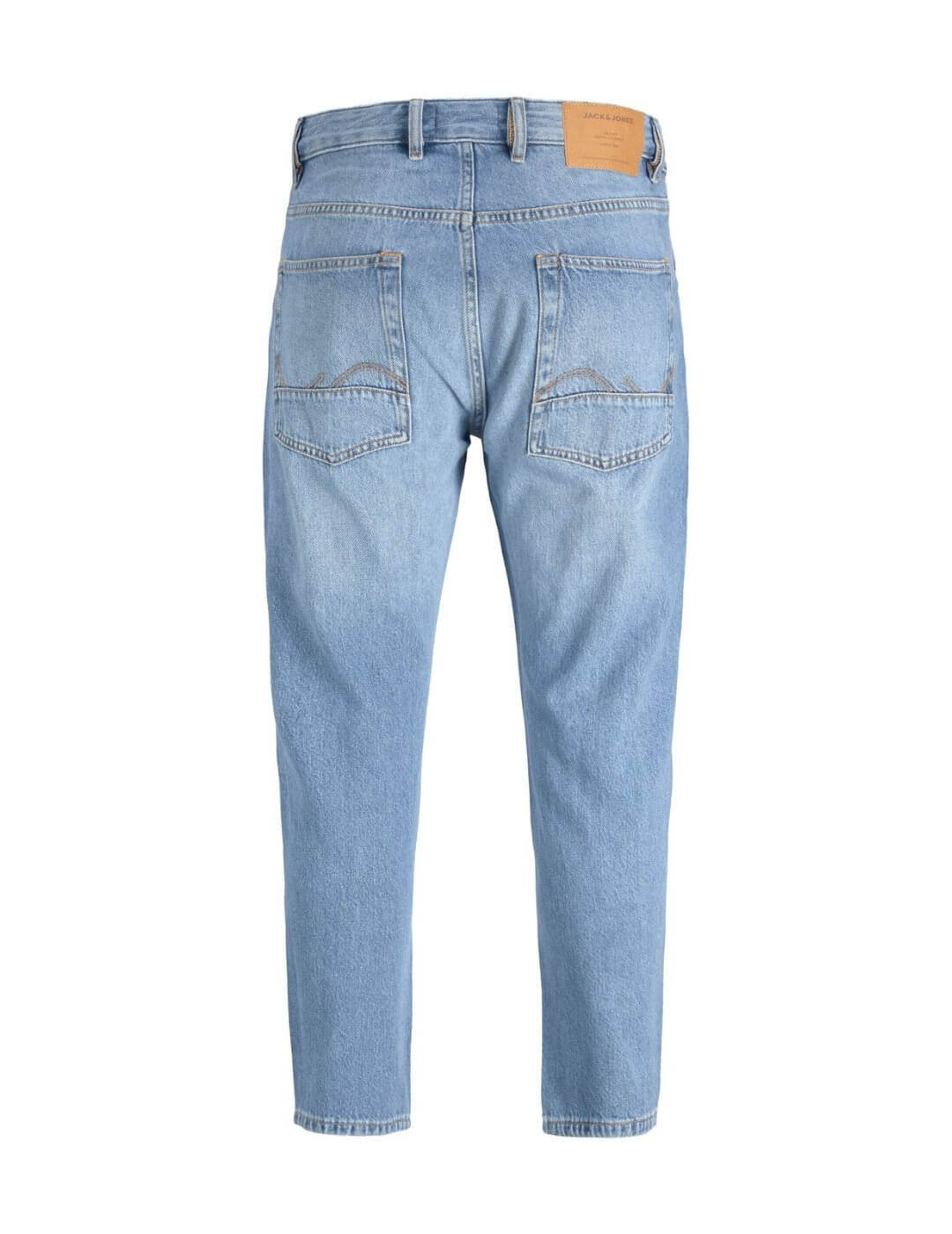 Vaqueros Cropped Jack and Jones Azul | Bicos de Fío