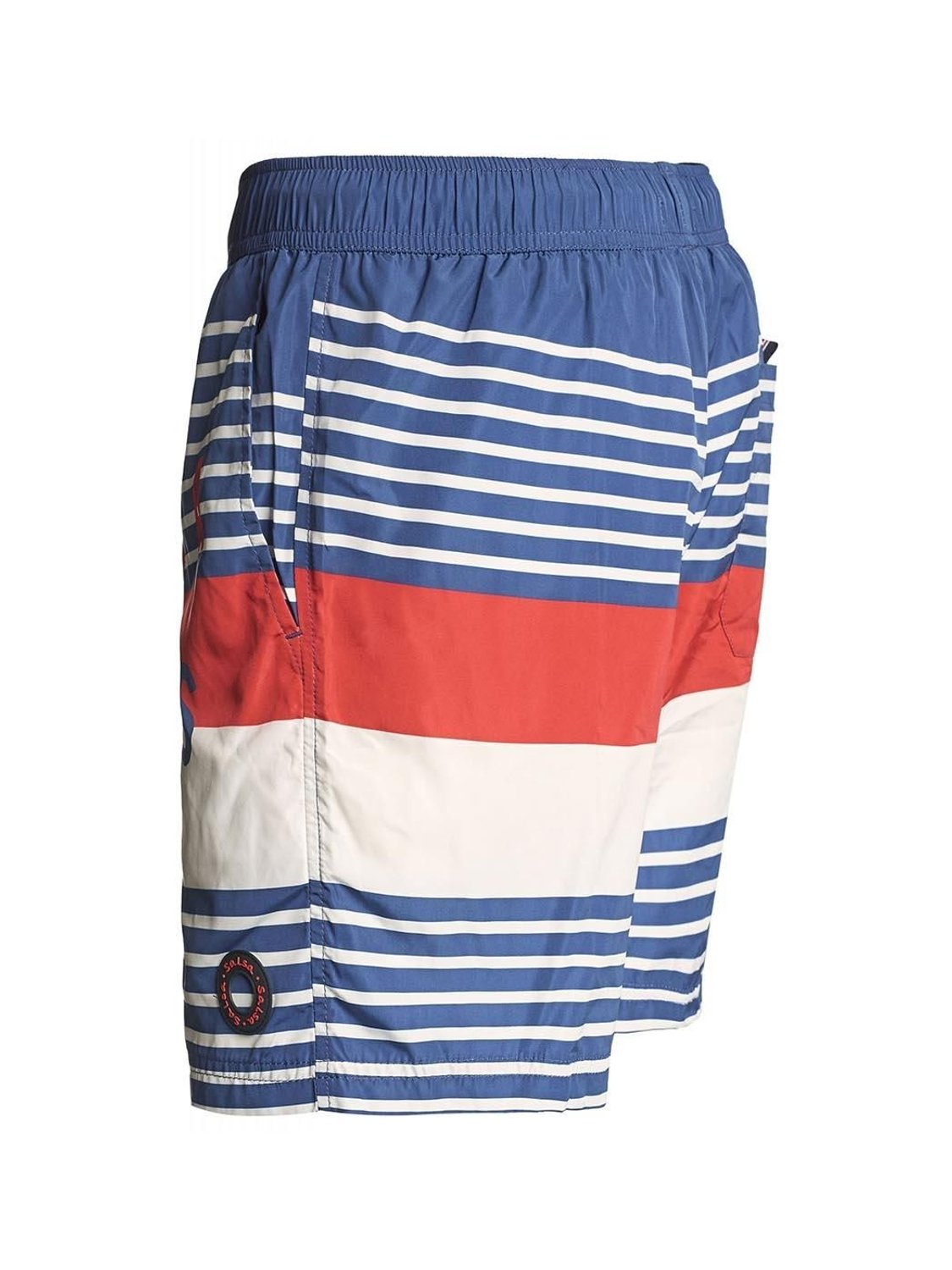 Bañador de rayas Salsa Jeans Azul - Bicos de Fío