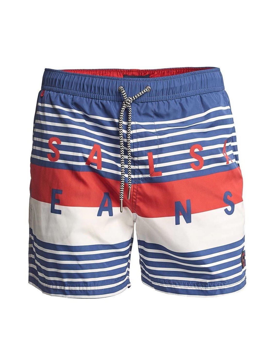Bañador de rayas Salsa Jeans Azul - Bicos de Fío