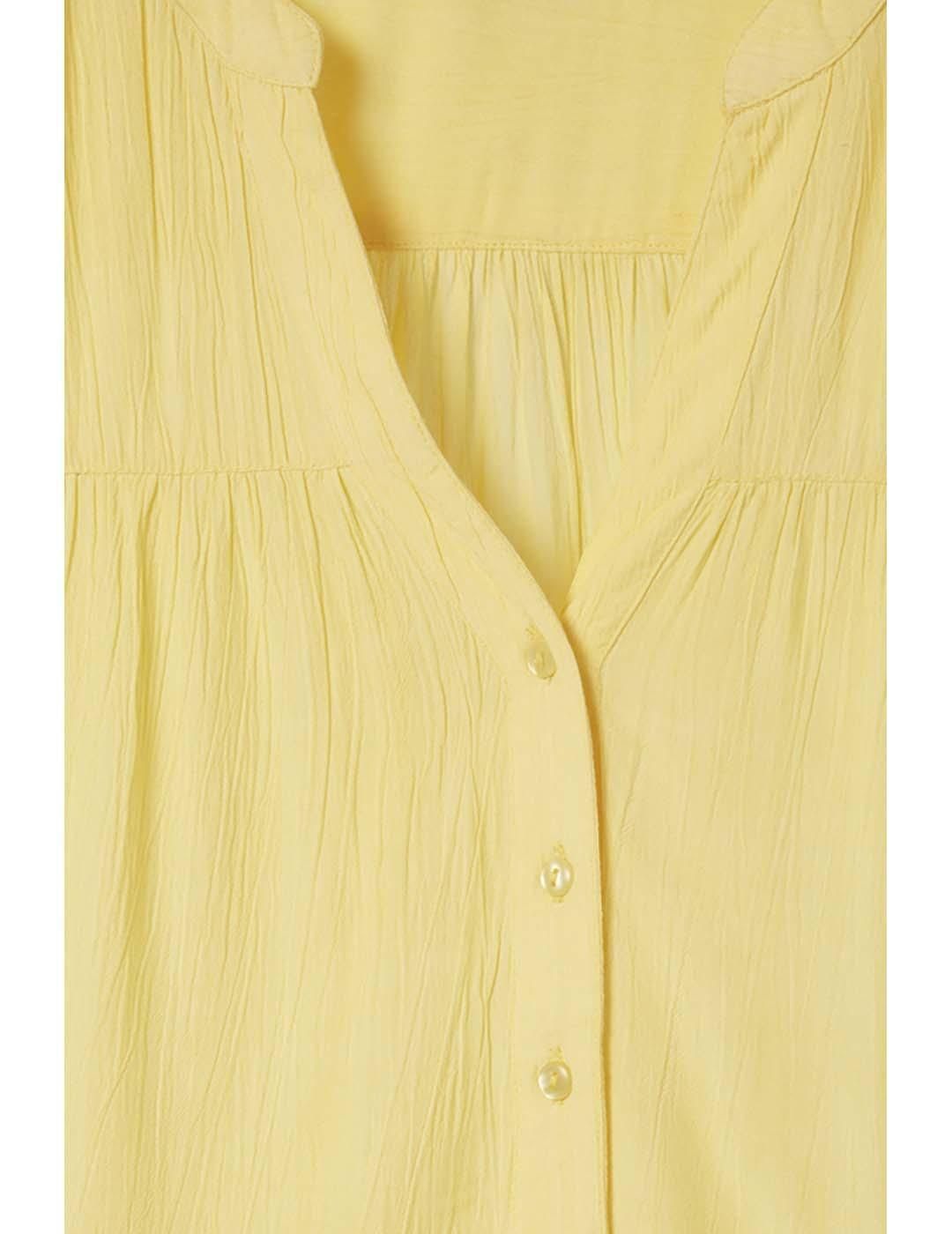 Blusa BLENDSHE Jelena Amarillo - Bicos de Fío