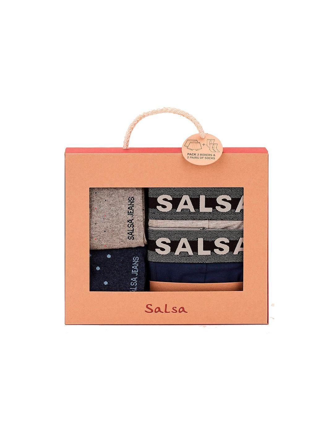 Boxers Calcetines SALSA Pack 2 - Bicos de Fío