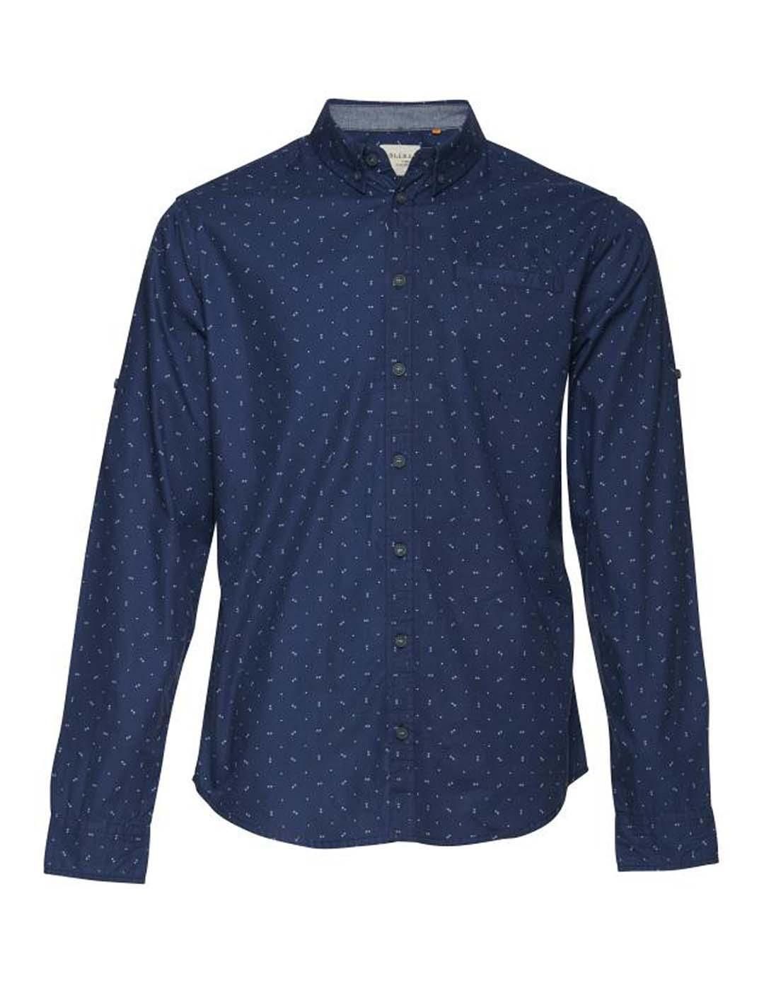 Camisa BLEND Azul Marino - Bicos de Fío