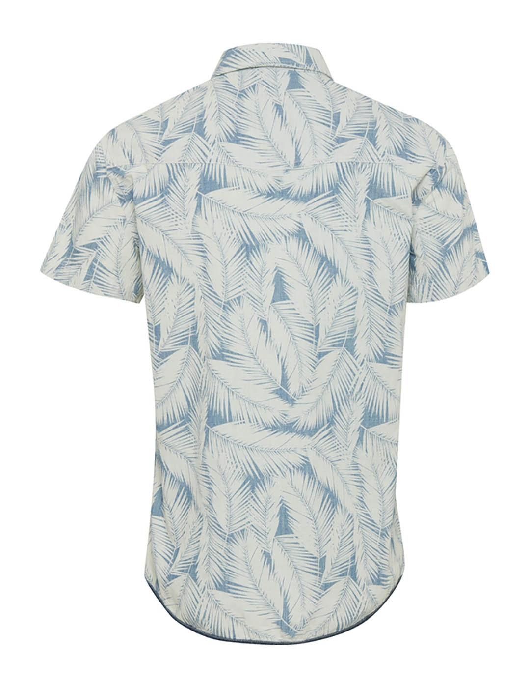 Camisa Denim BLEND Estampado Palmera - Bicos de Fío