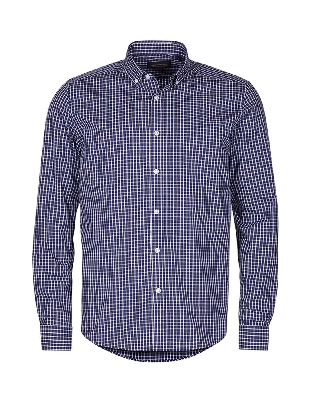 Camisa SOLID Foulstep Cuadros Marino - Bicos de Fío