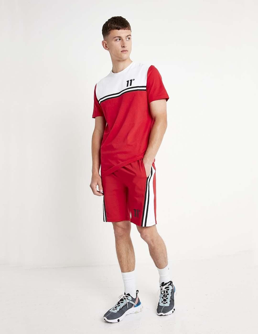 Camiseta 11 Degrees Cut And Sew Rojo - Bicos de Fío