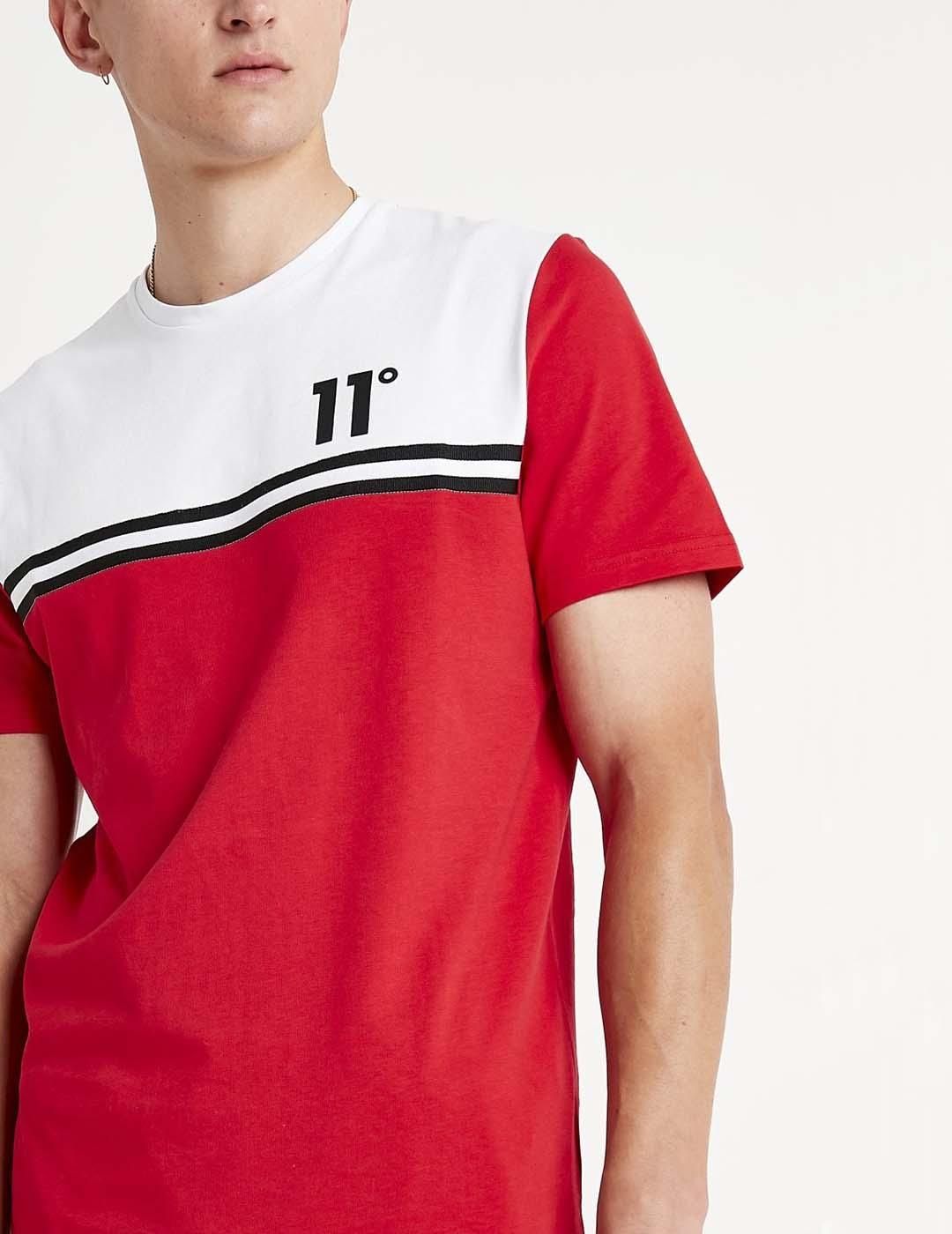 Camiseta 11 Degrees Cut And Sew Rojo - Bicos de Fío