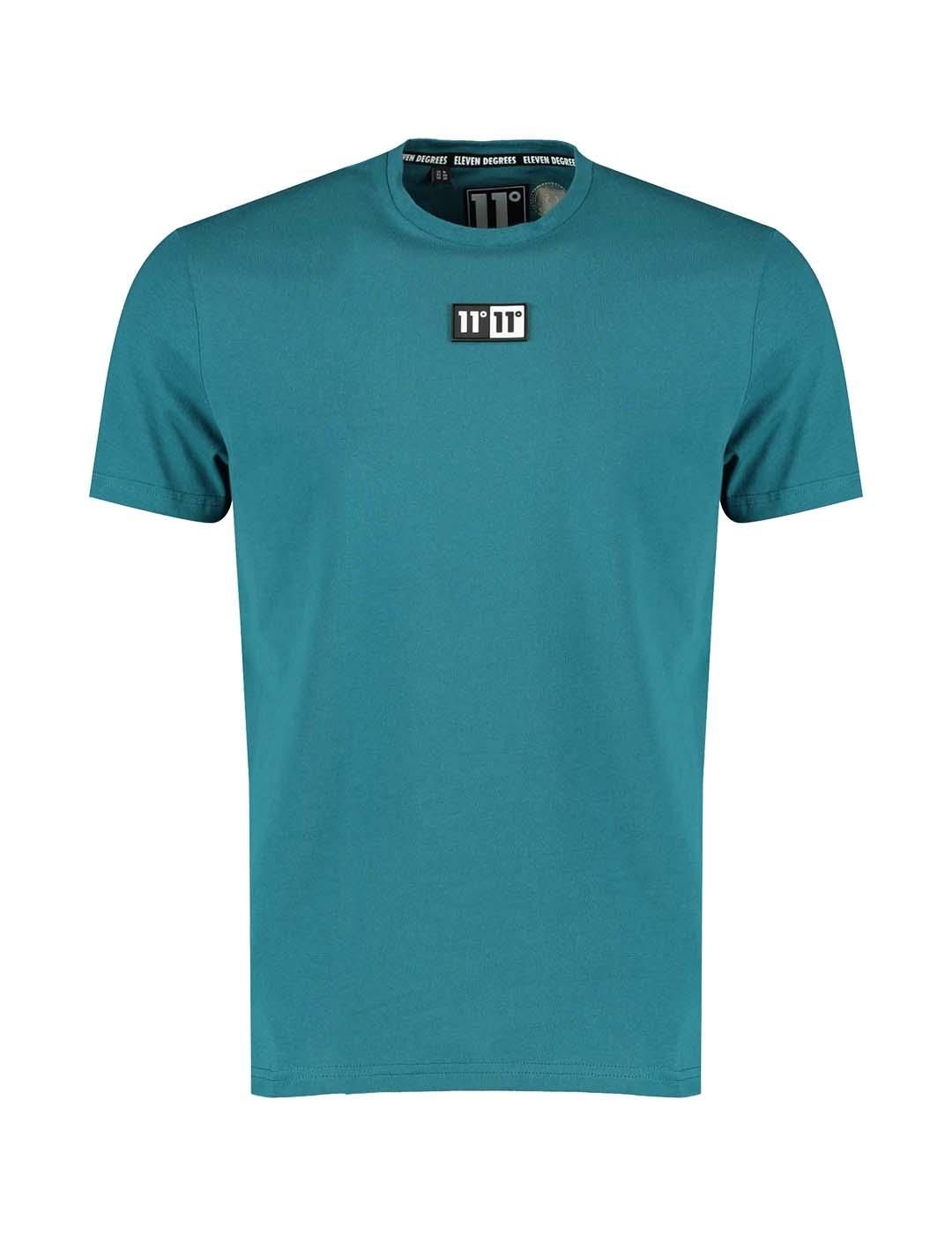 Camiseta 11 Degrees Onyx Azul Teal - Bicos de Fío