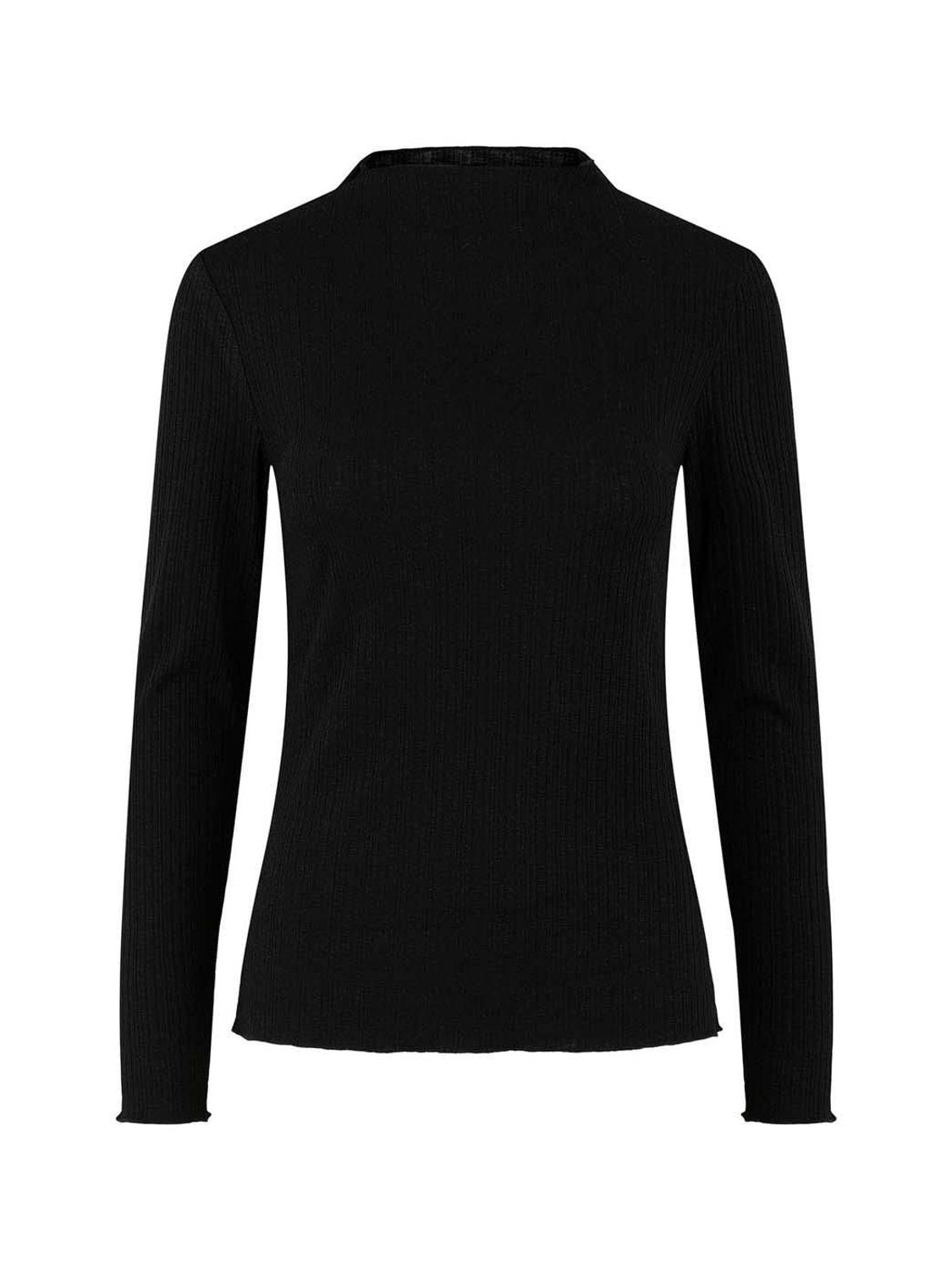 Camiseta manga larga Pieces PCEsmeralda Negro - Bicos de Fío