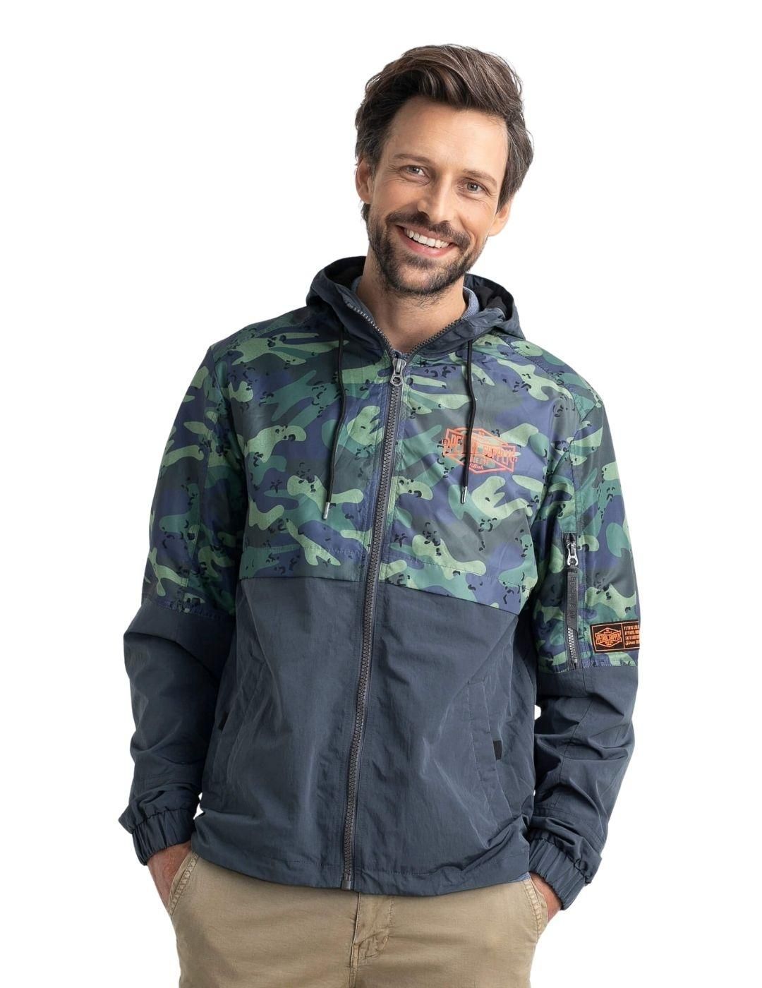 Cazadora Petrol Industries Camuflaje Verde - Bicos de Fío