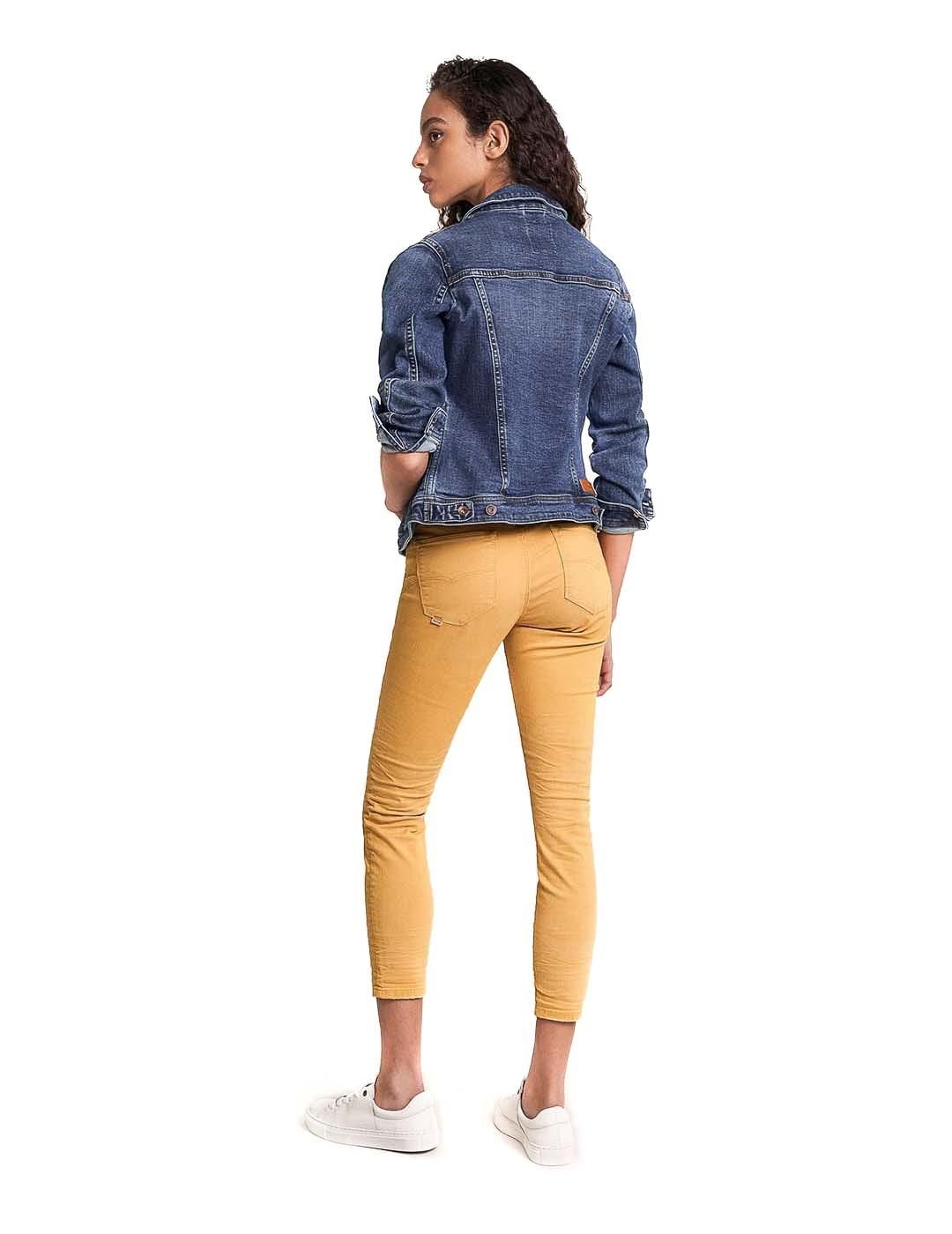 Cazadora vaquera Salsa Jeans Slim Fit Azul - Bicos de Fío