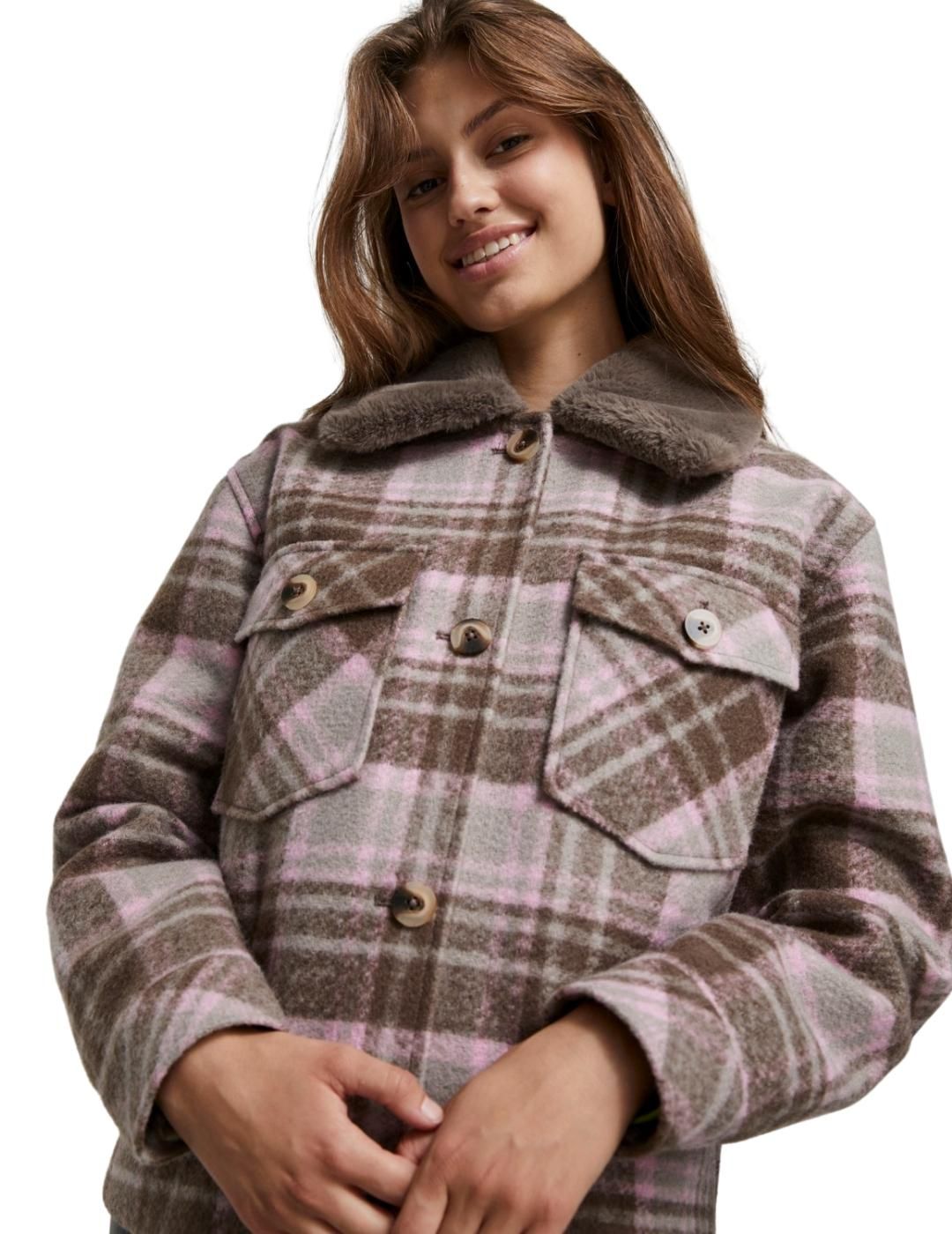 Chaqueta Pieces Pcerina Lavender - Bicos de Fío