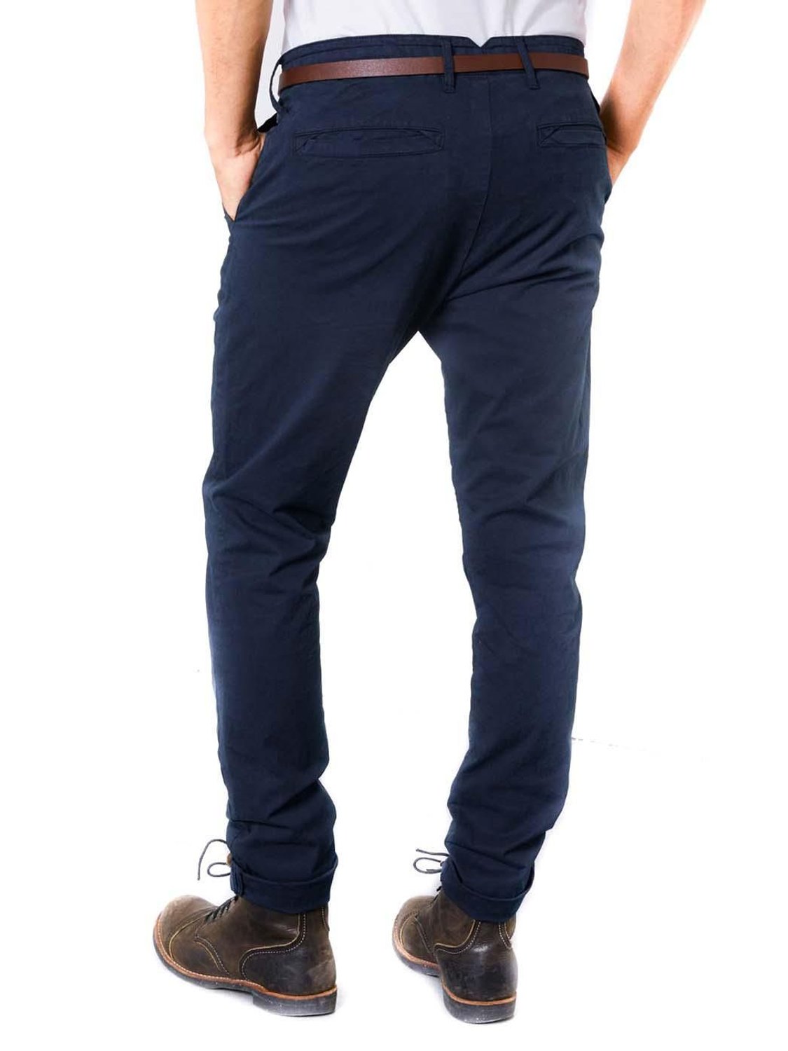 Chino PETROL Basics Azul Marino - Bicos de Fío