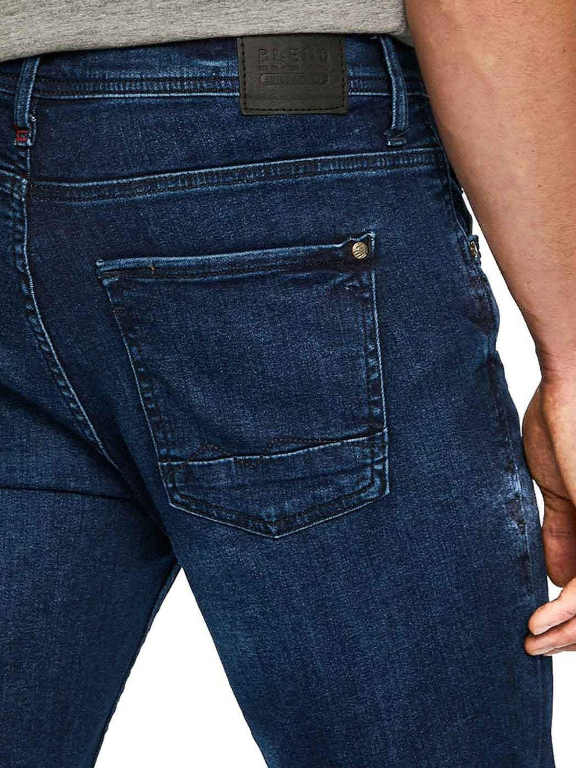 Jeans BLEND Gastado Rodillas Denim - Bicos de Fío