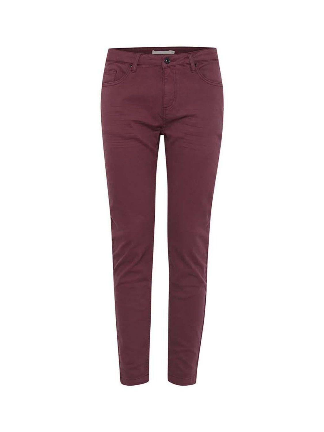 Jeans B.YOUNG Lola Cropped Granate - Bicos de Fío