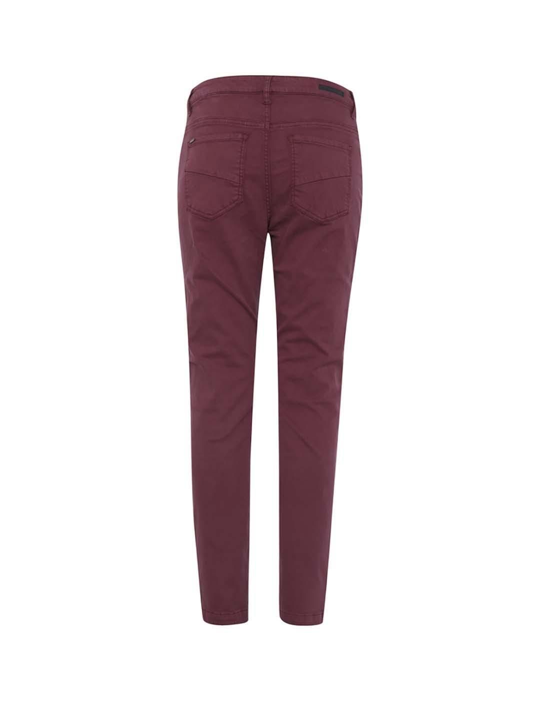 Jeans B.YOUNG Lola Cropped Granate - Bicos de Fío