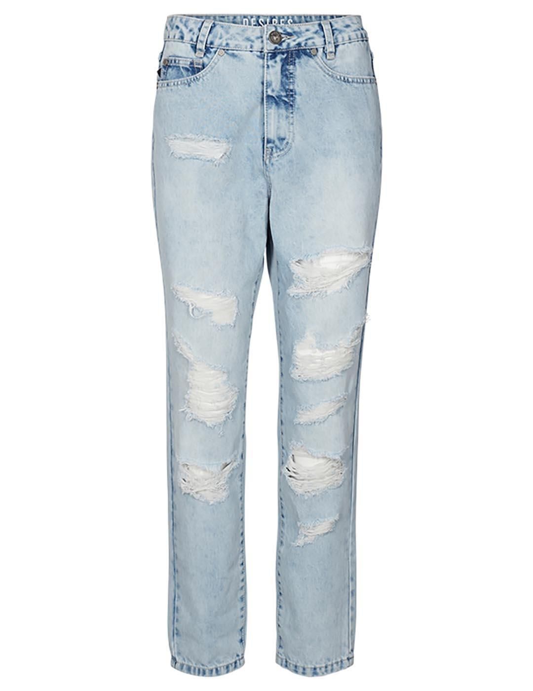 Jeans DESIRES Lotta Light Destroy - Bicos de Fío