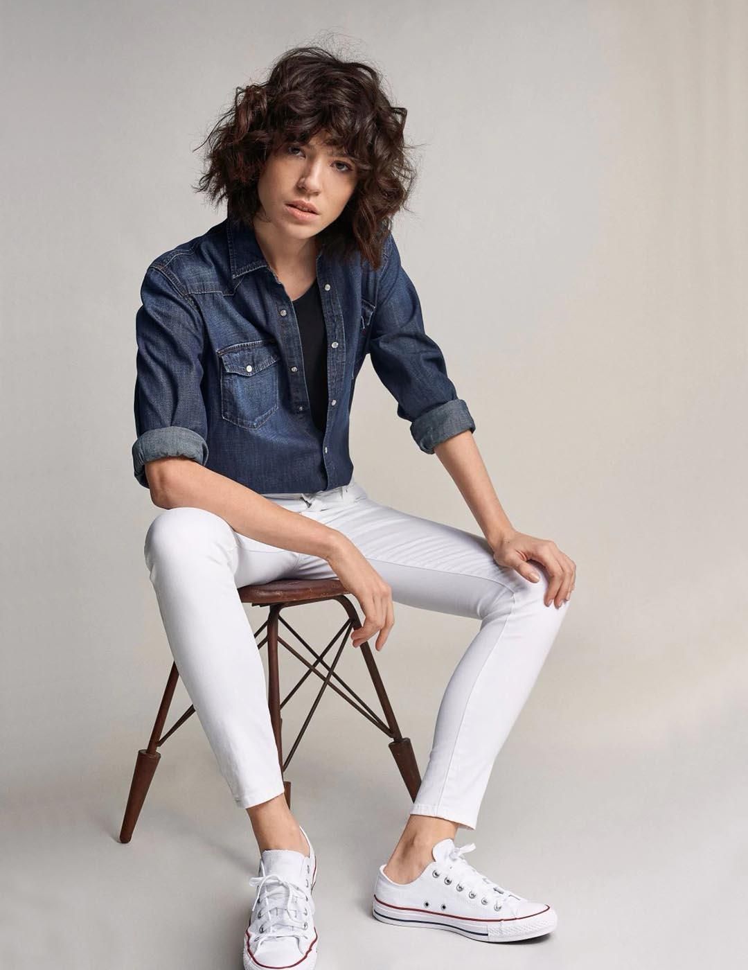Jeans SALSA Colette Skinny Blanco - Bicos de Fío