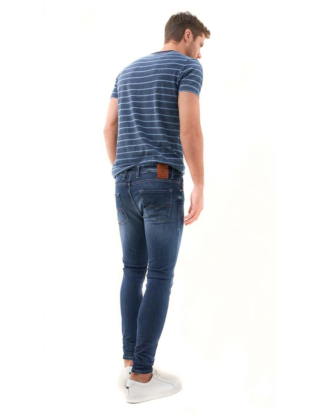 Jeans SALSA Kurt Super Skinny Premium Wash 123204 - Bicos de Fío