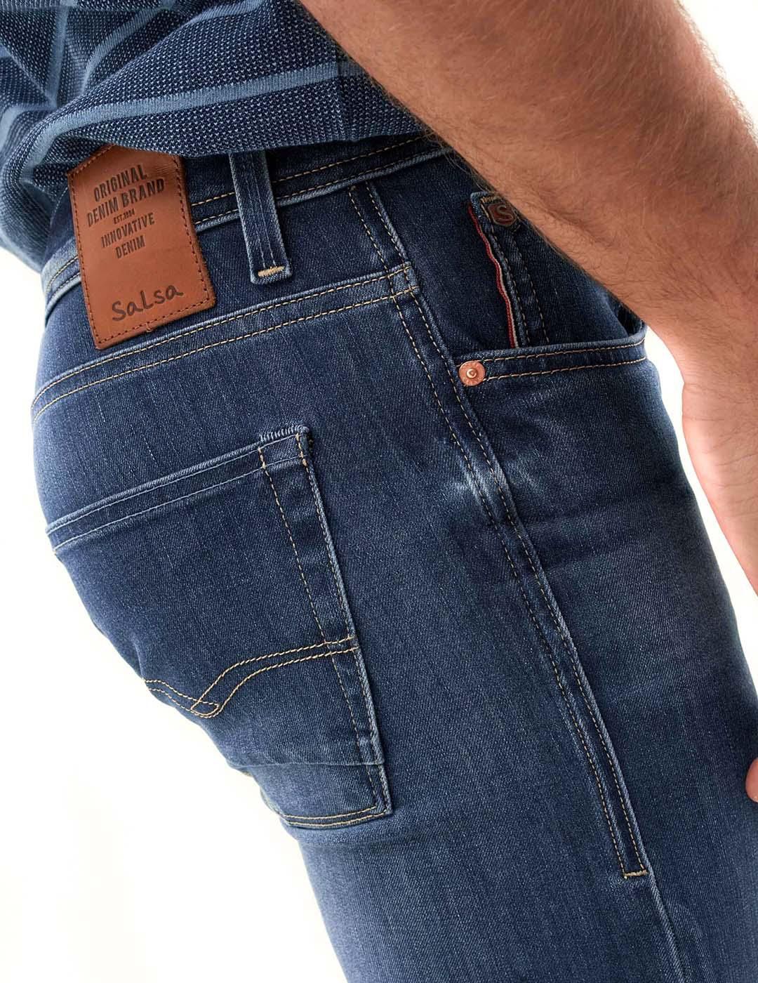 Jeans SALSA Kurt Super Skinny Premium Wash 123204 - Bicos de Fío