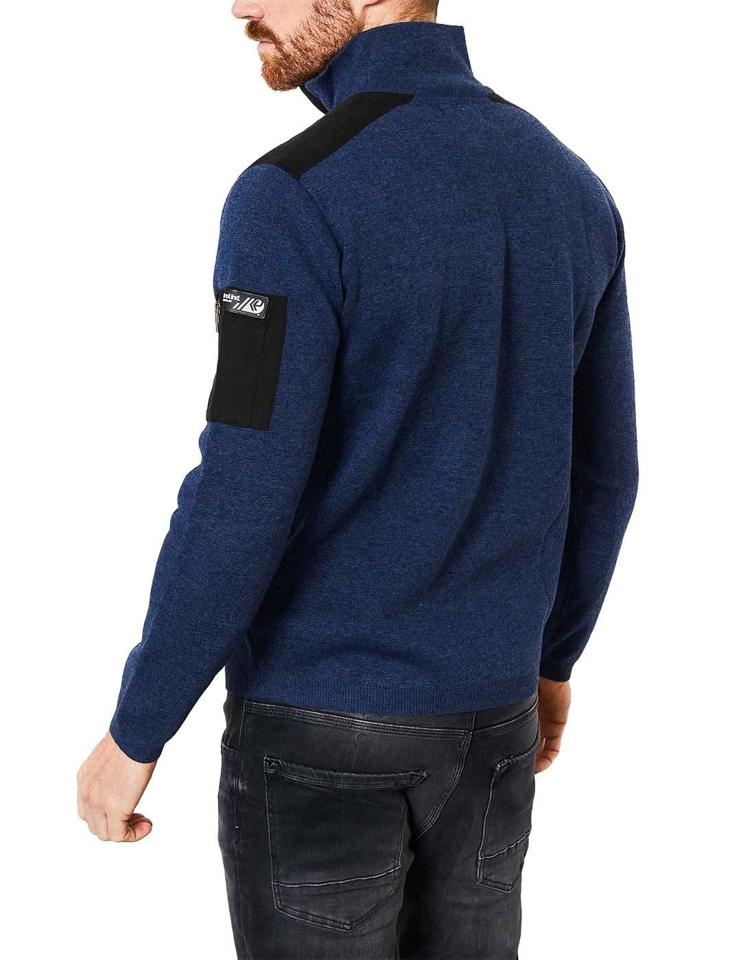 Jersey Petrol Industries Cuello Alto Azul - Bicos de Fío
