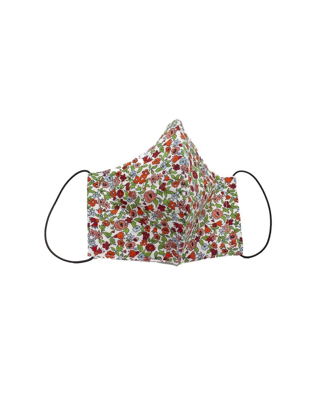 Mascarilla BtBox Infantil Bloom Rojos - Bicos de Fío