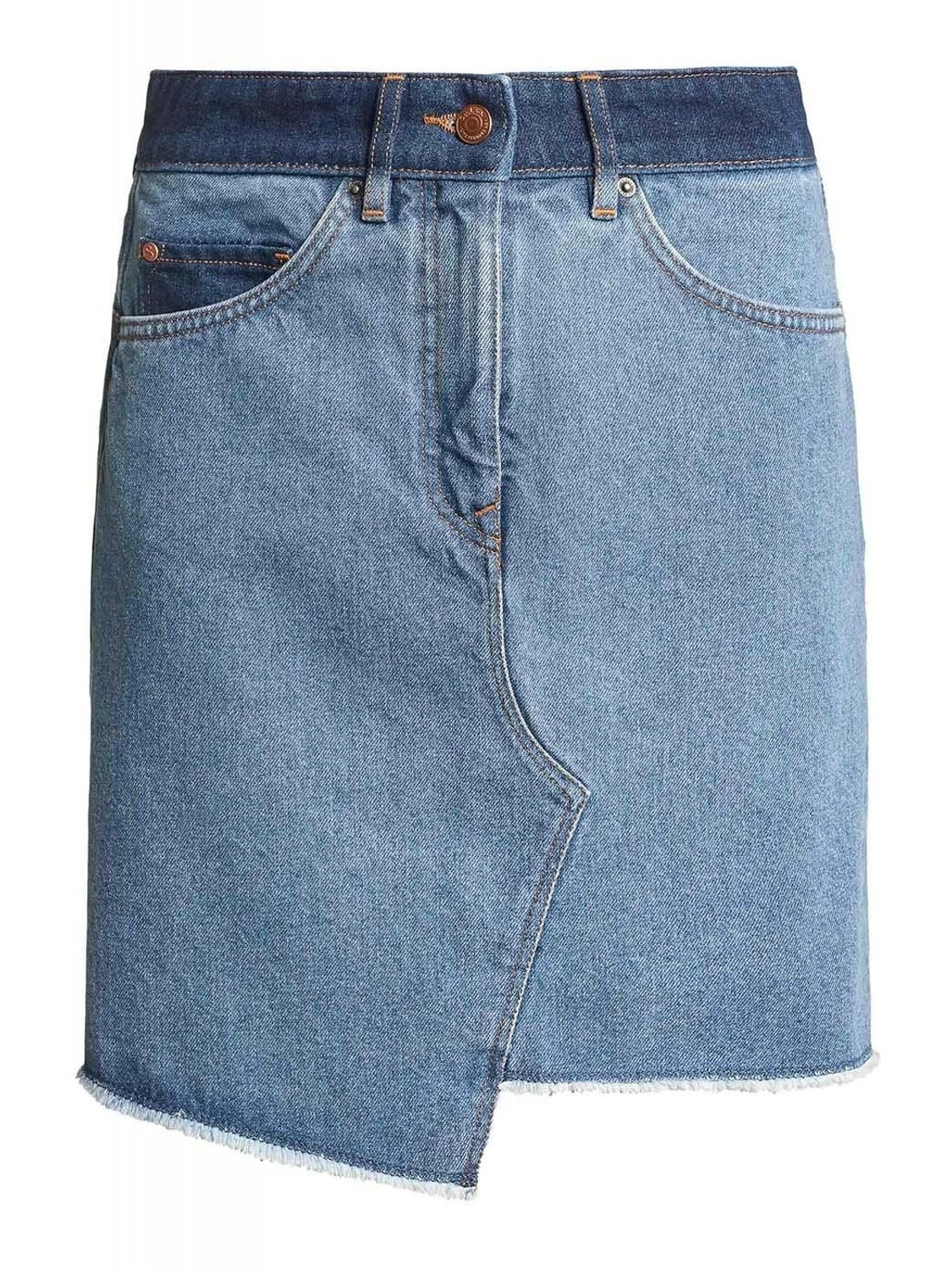 Minifalda Push In Secret Glamour contraste Azul - Bicos de Fío