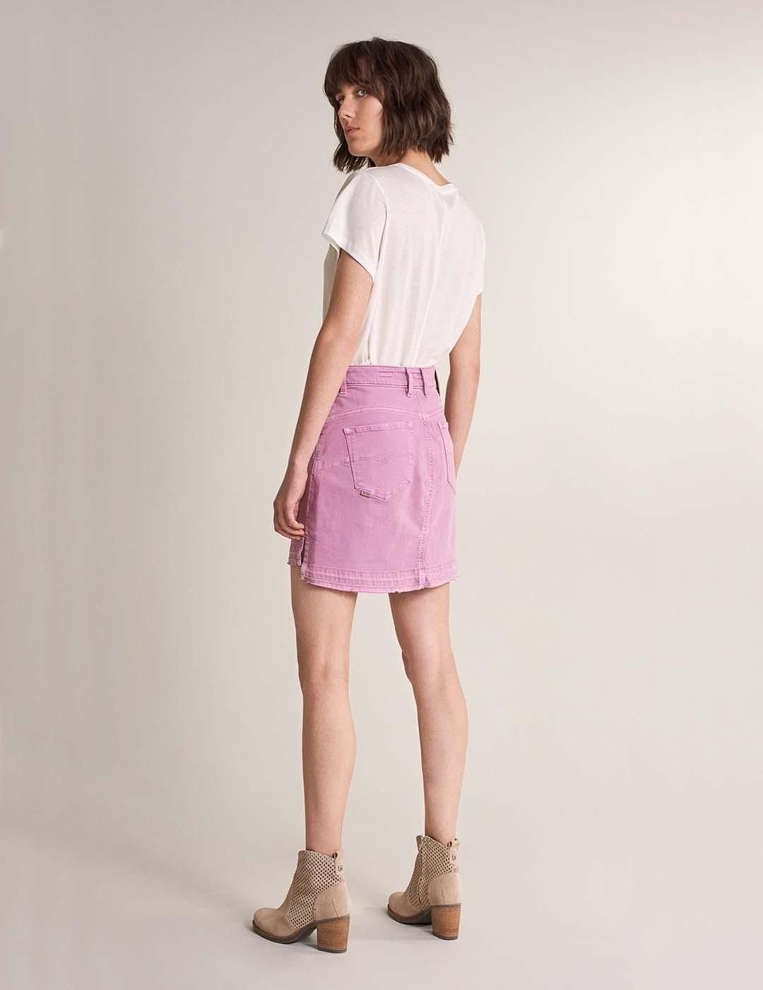 Minifalda Push In Secret Glamour Rosa - Bicos de Fío