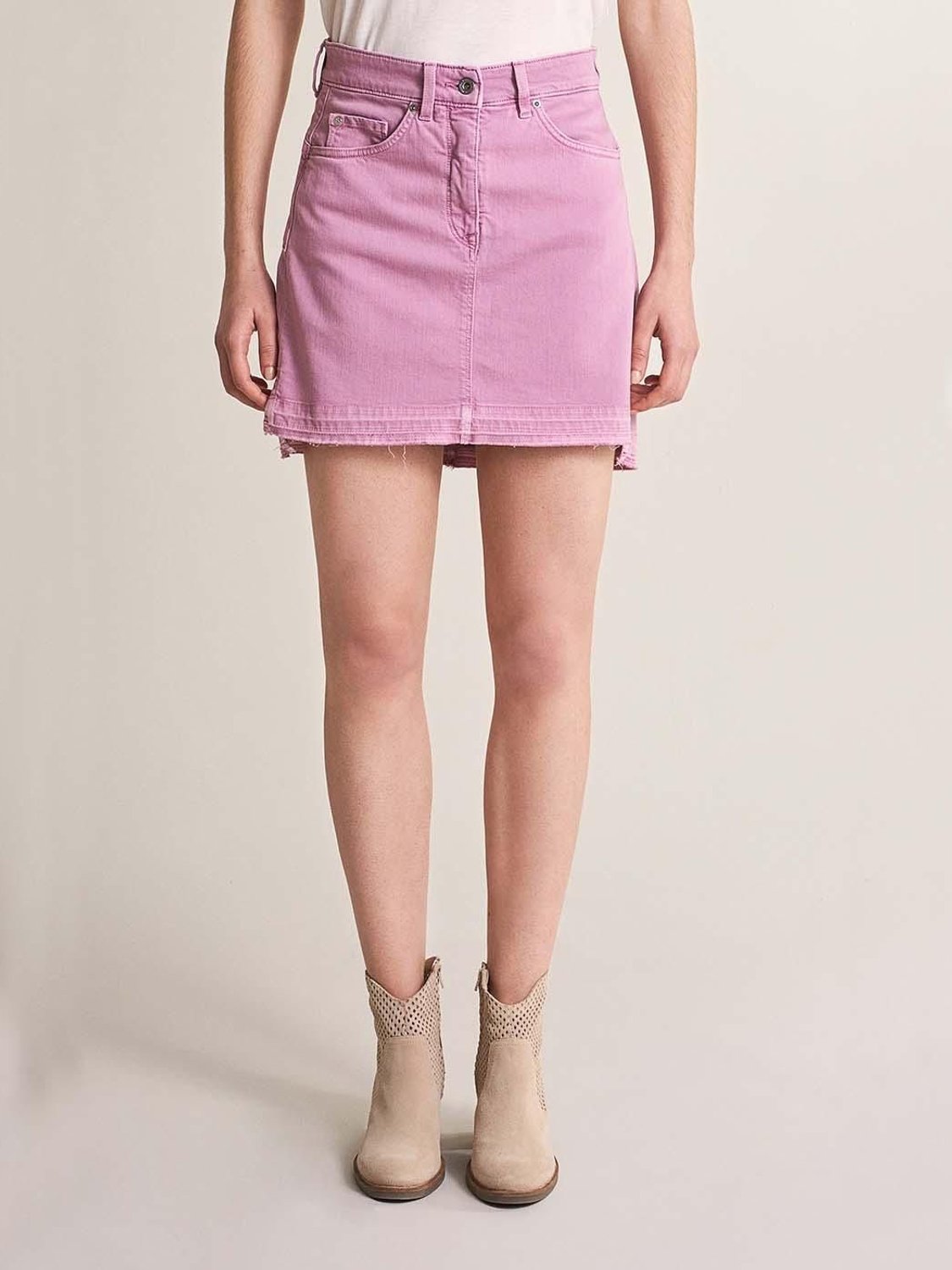Minifalda Push In Secret Glamour Rosa - Bicos de Fío