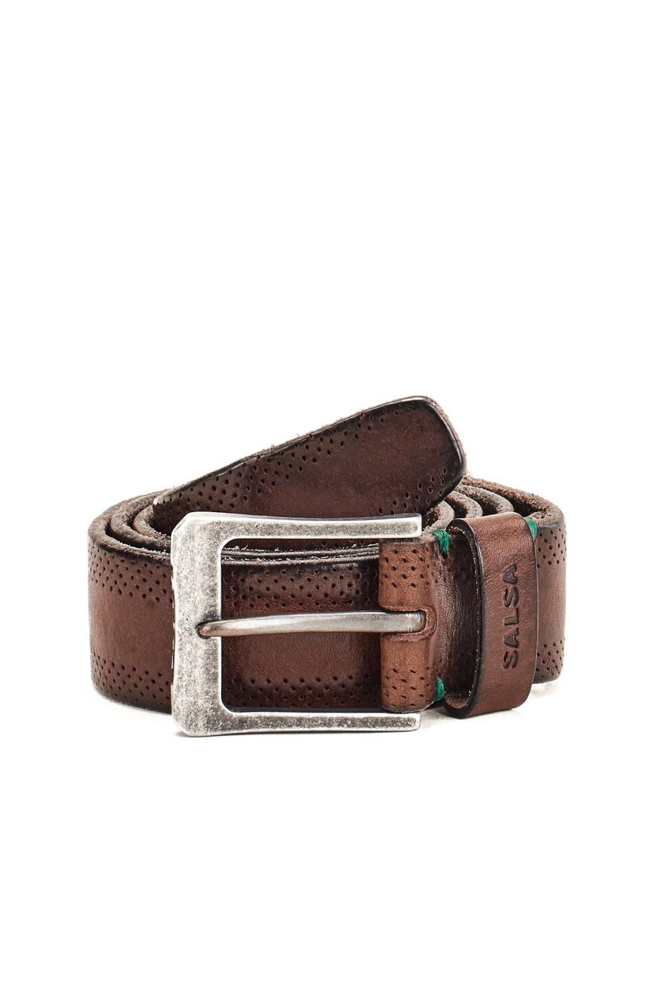 Pack de cinturón y cartera Salsa Jeans Marrón - Bicos de Fío