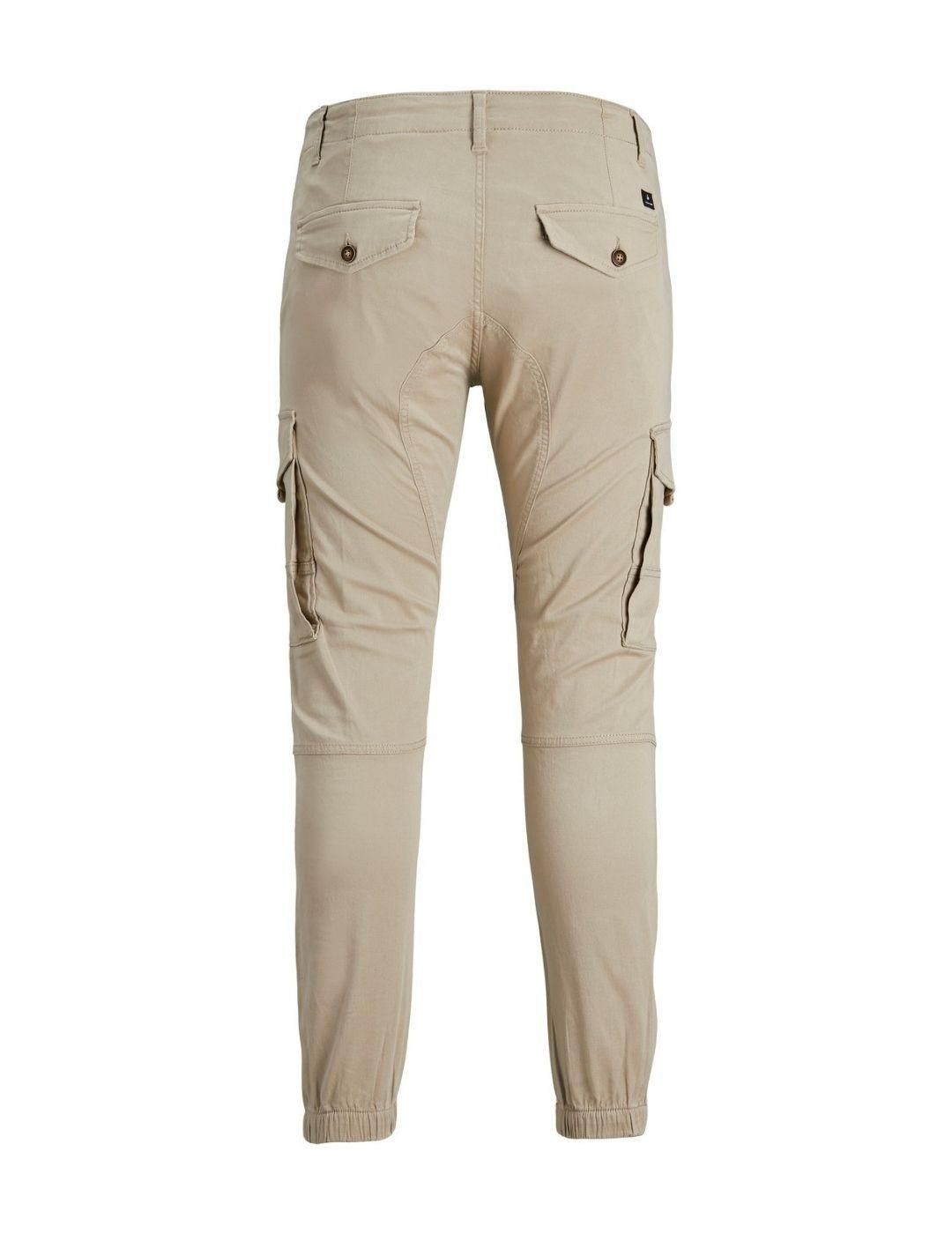 Pantalón cargo Jack and Jones JJFlake Beige - Bicos de Fío