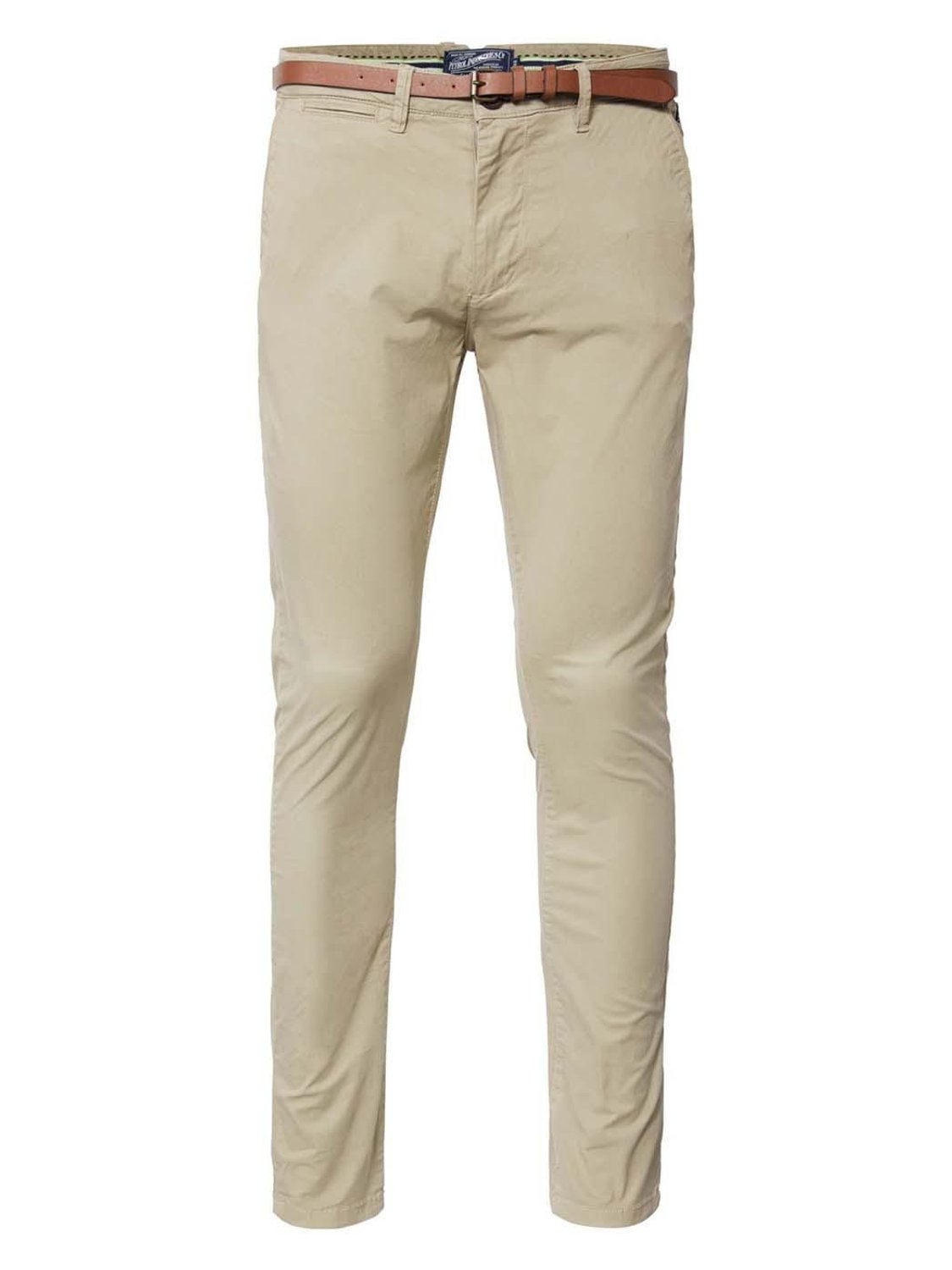 Pantalón Chino PETROL Camel - Bicos de Fío