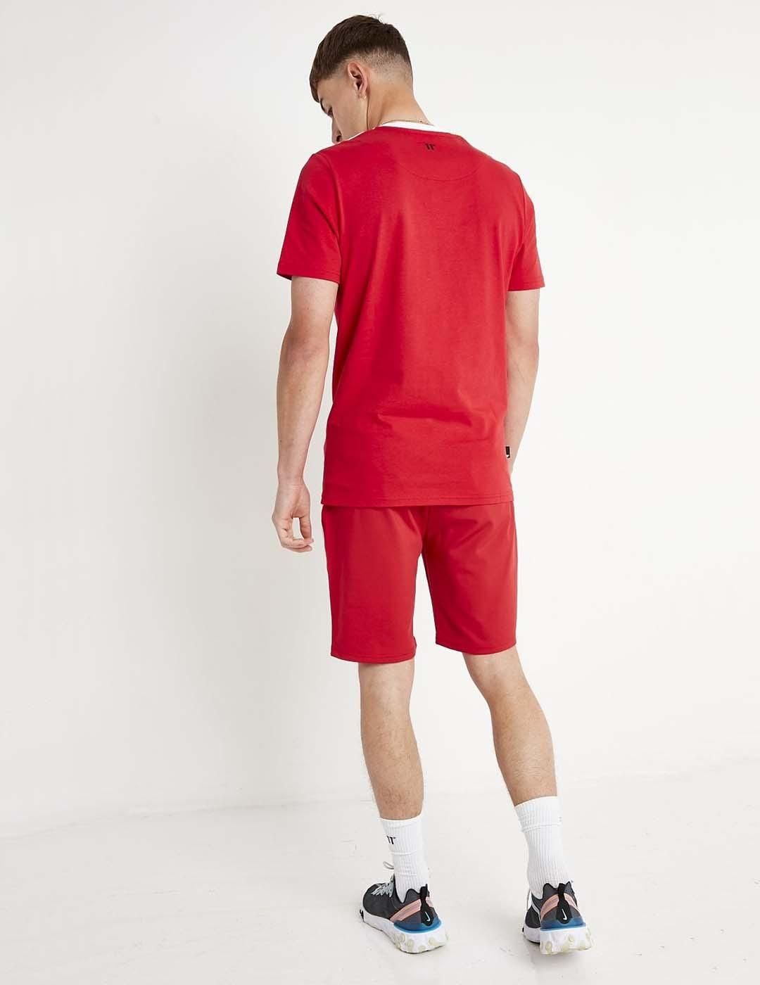 Pantalón corto 11 Degrees Cut And Sew Rojo - Bicos de Fío