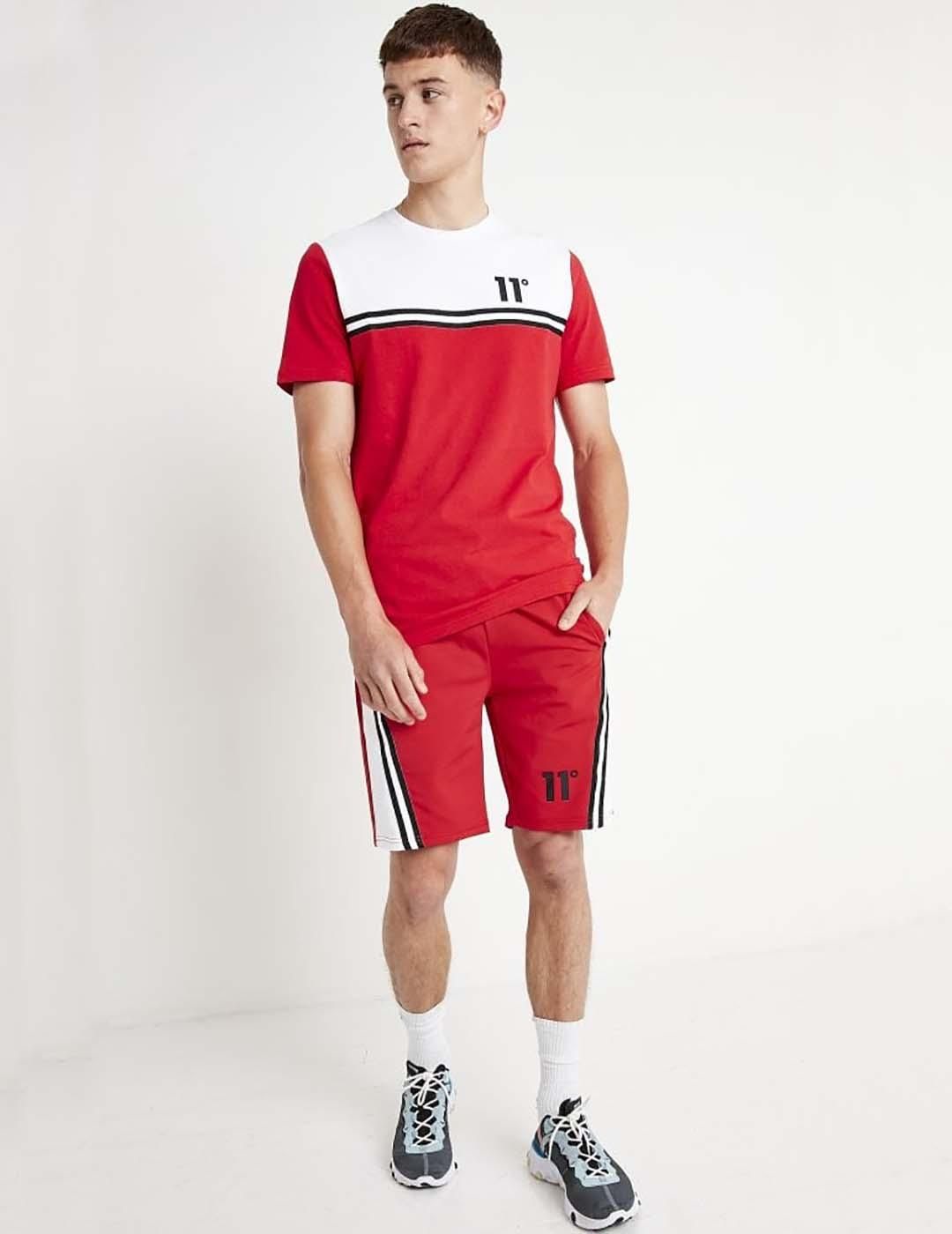 Pantalón corto 11 Degrees Cut And Sew Rojo - Bicos de Fío