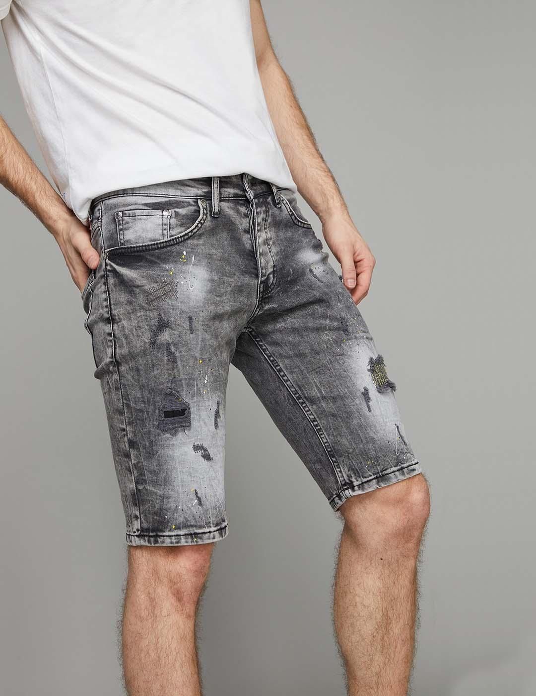 Pantalón corto Redskins Sinclair Graph Gris - Bicos de Fío