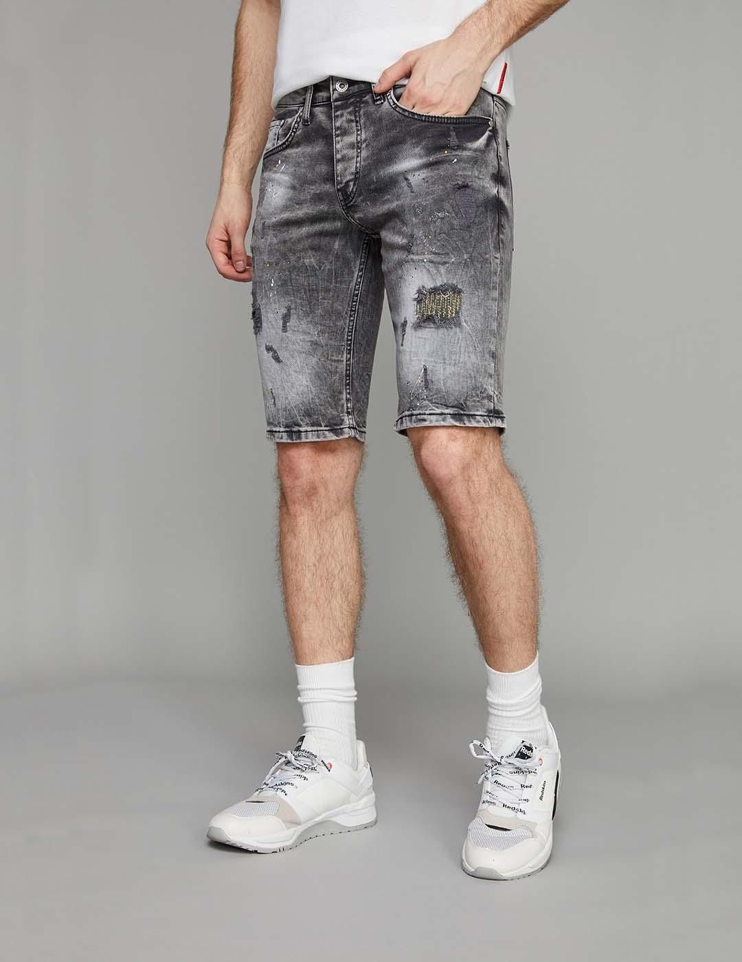 Pantalón corto Redskins Sinclair Graph Gris - Bicos de Fío