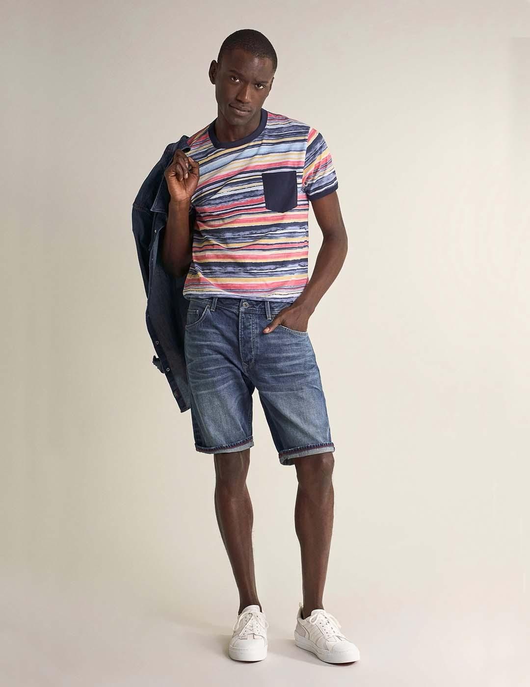 Pantalón corto Salsa Jeans Loose Denim - Bicos de Fío