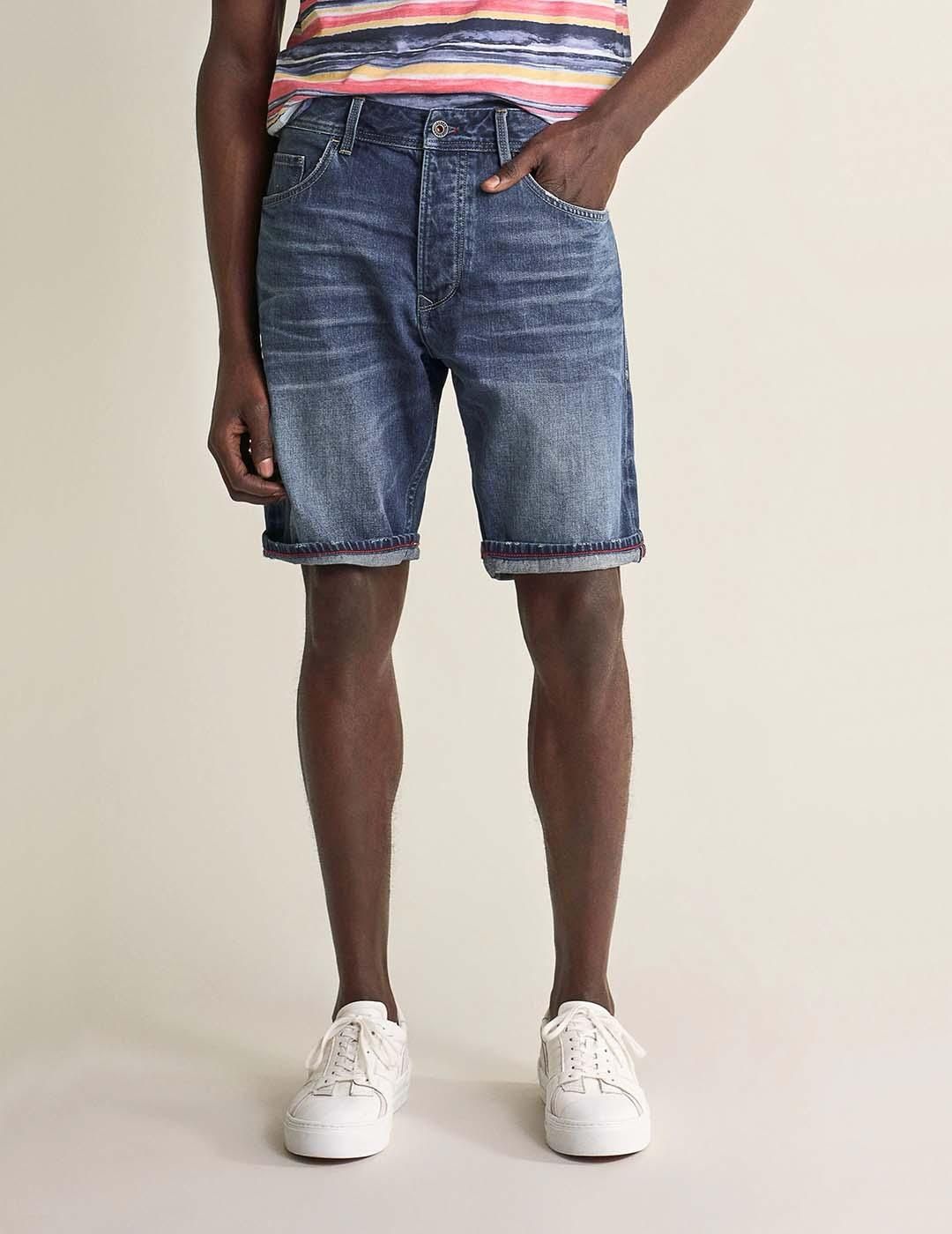 Pantalón corto Salsa Jeans Loose Denim - Bicos de Fío