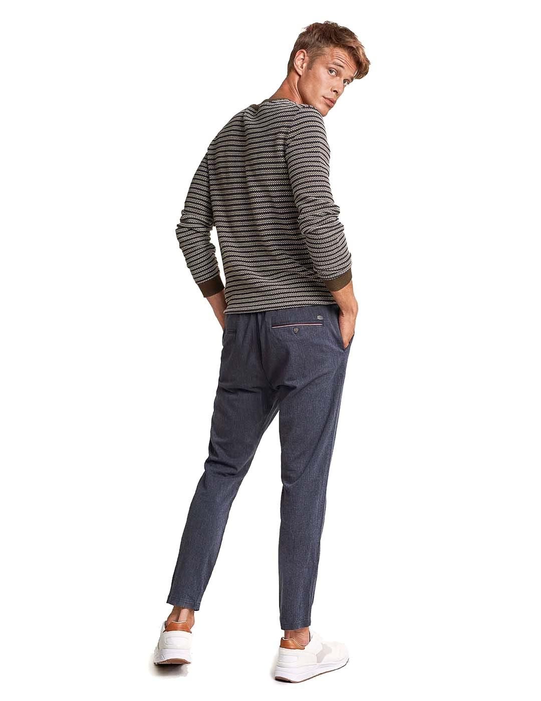 Pantalones Salsa Jeans Karl Loose Slim Azul - Bicos de Fío