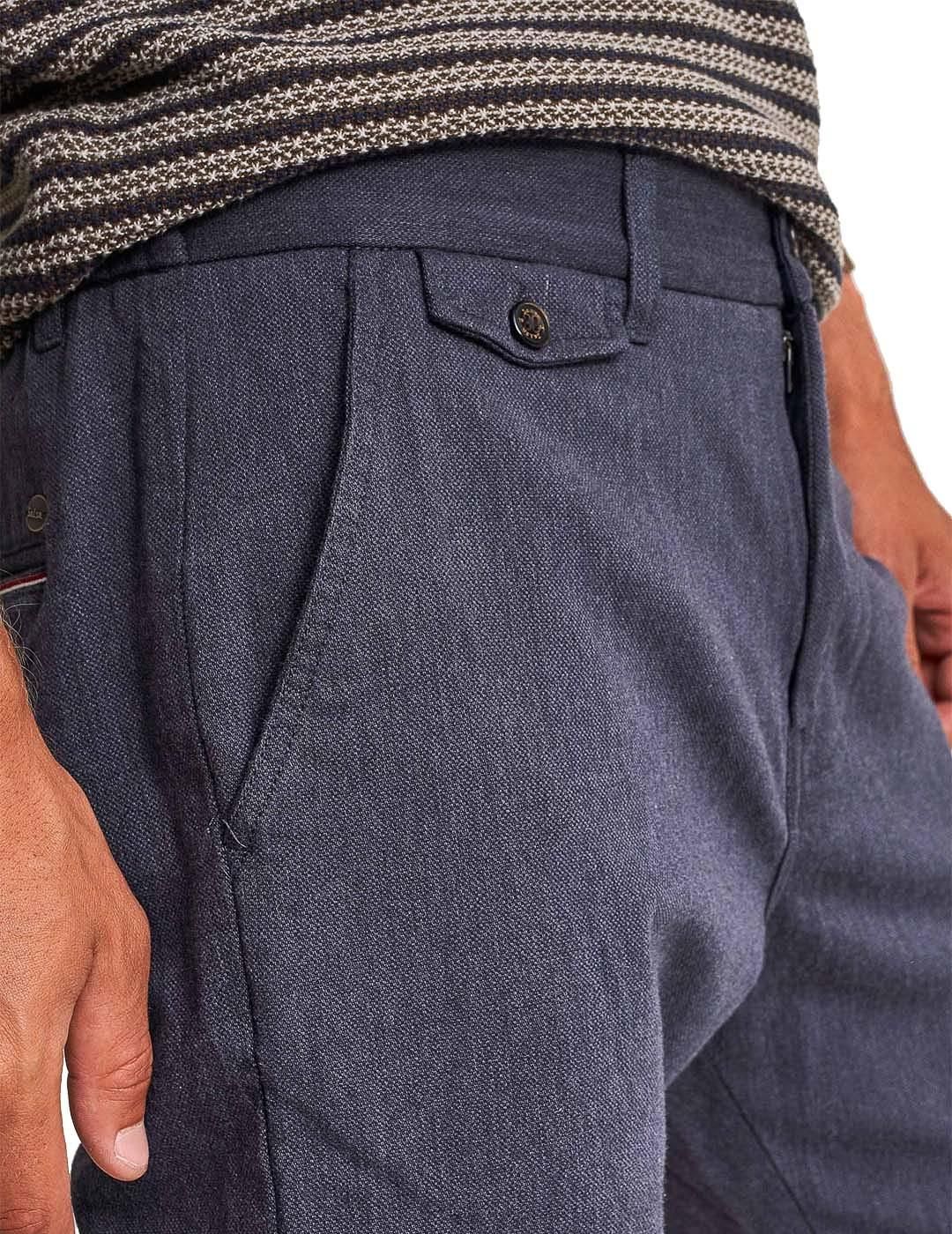 Pantalones Salsa Jeans Karl Loose Slim Azul - Bicos de Fío