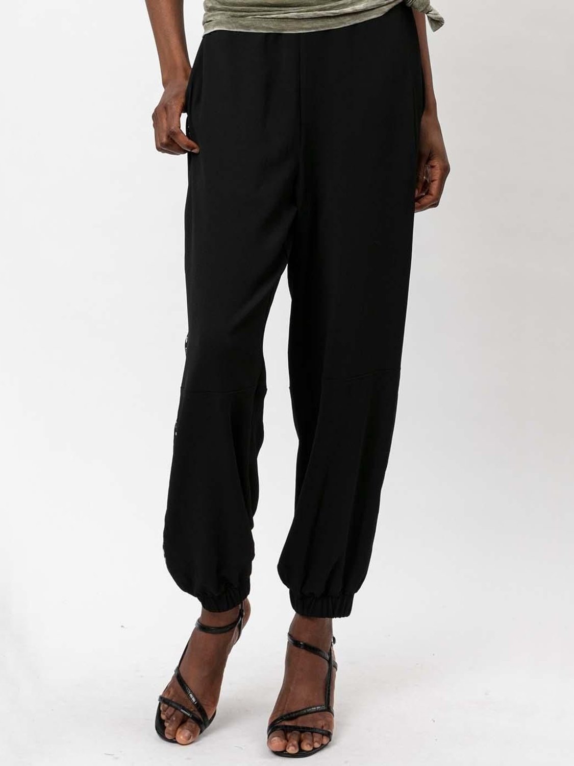Pantalones tachuelas Religion Negro - Bicos de Fío
