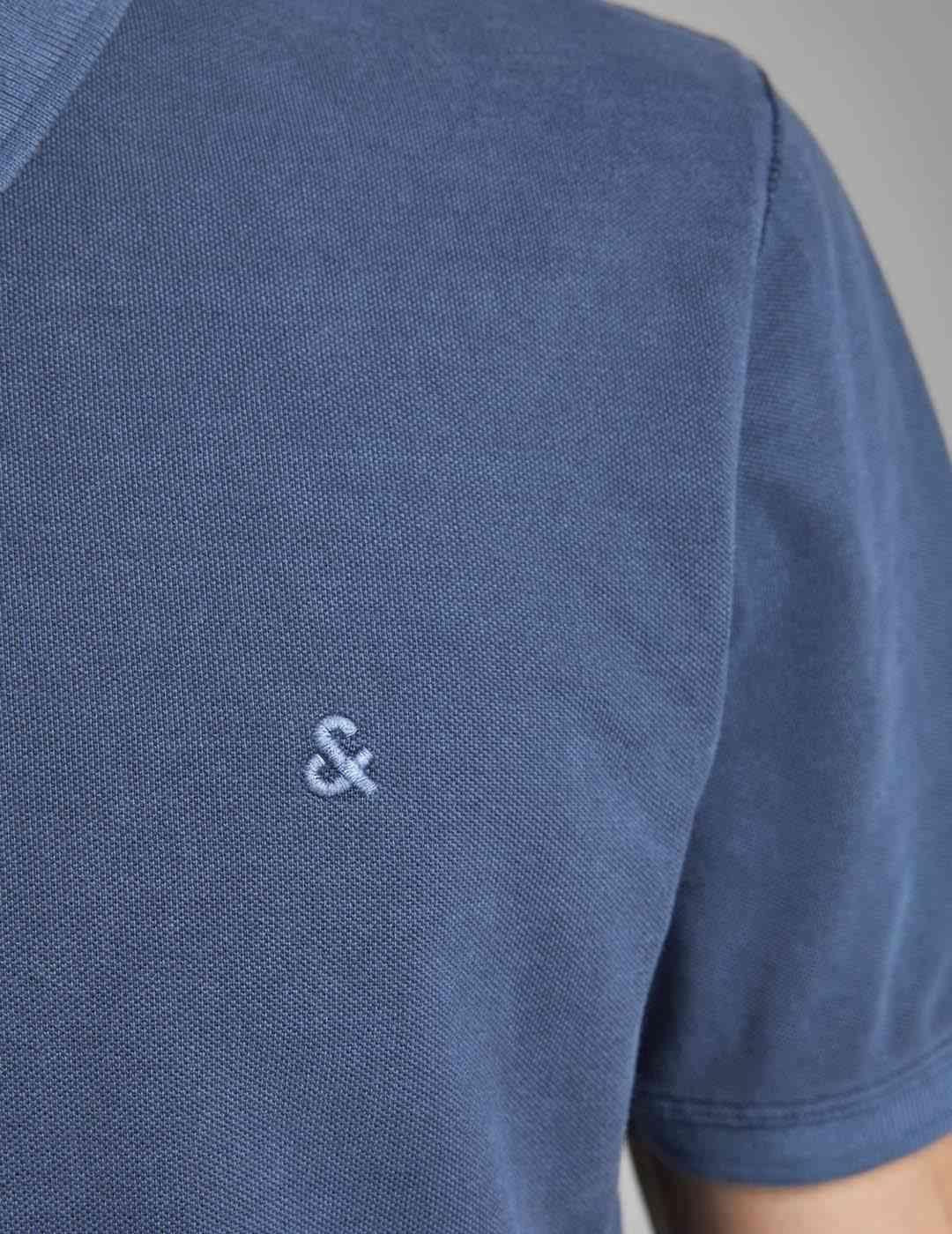 Polo Jack and Jones Jjewashed Marino - Bicos de Fío
