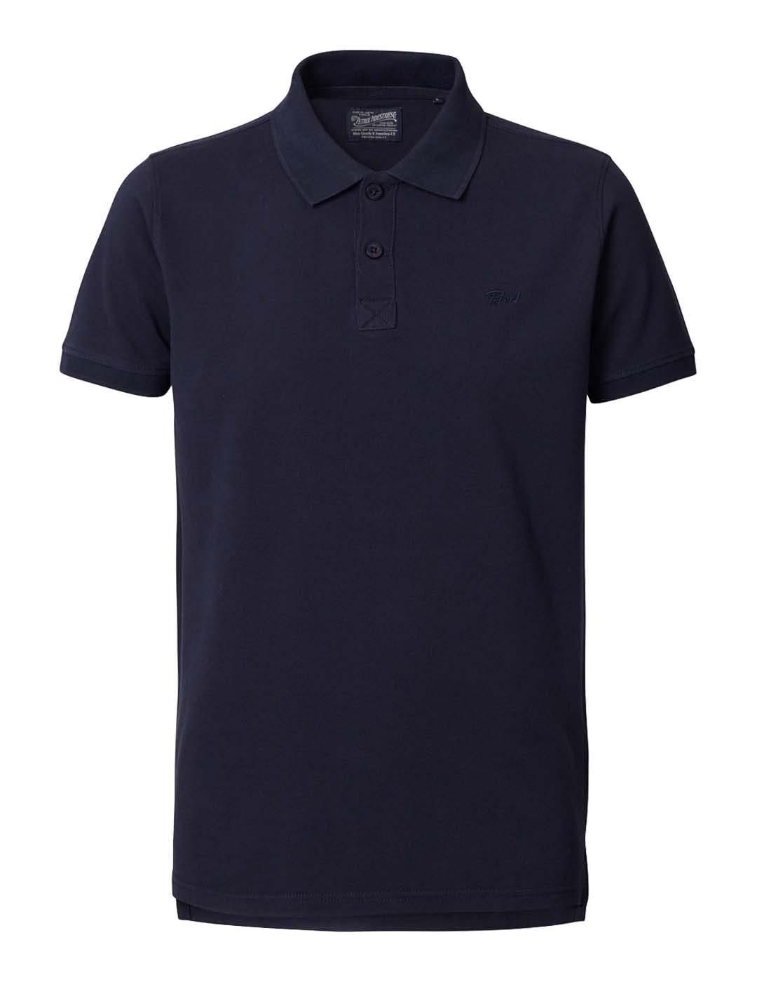Polo Petrol Industries Essentials Azul Marino - Bicos de Fío