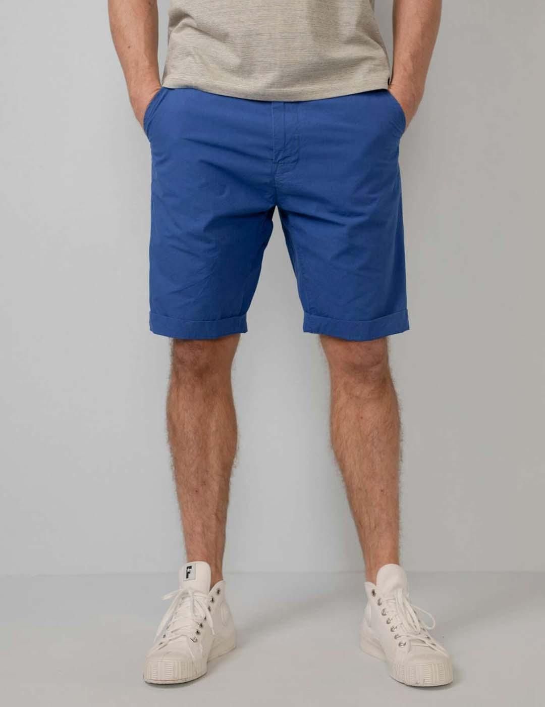 Shorts Chino Petrol Industries Azul - Bicos de Fío