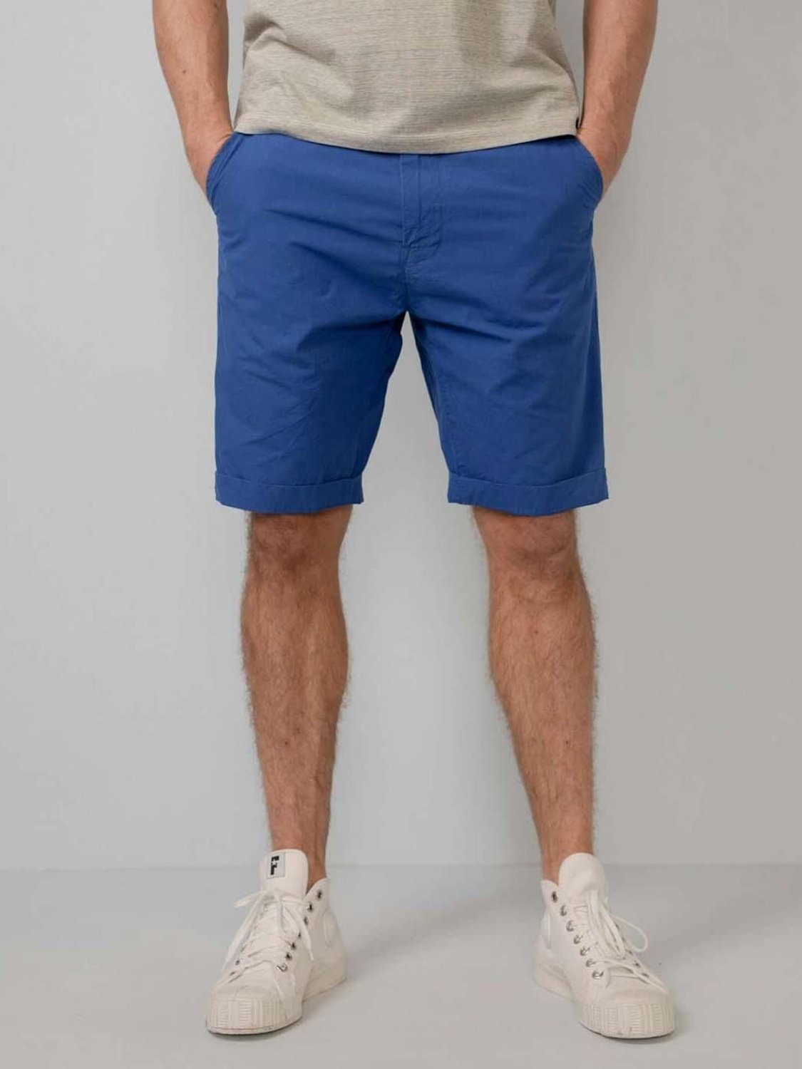 Shorts Chino Petrol Industries Azul - Bicos de Fío