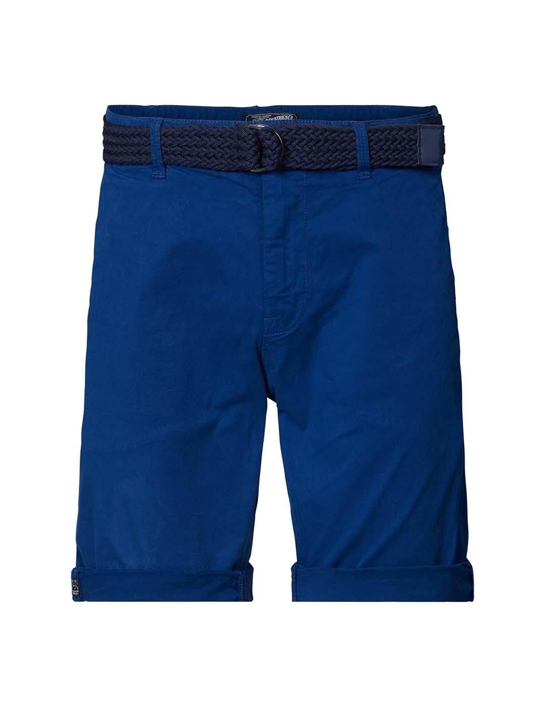 Shorts Chino Petrol Industries Azul - Bicos de Fío