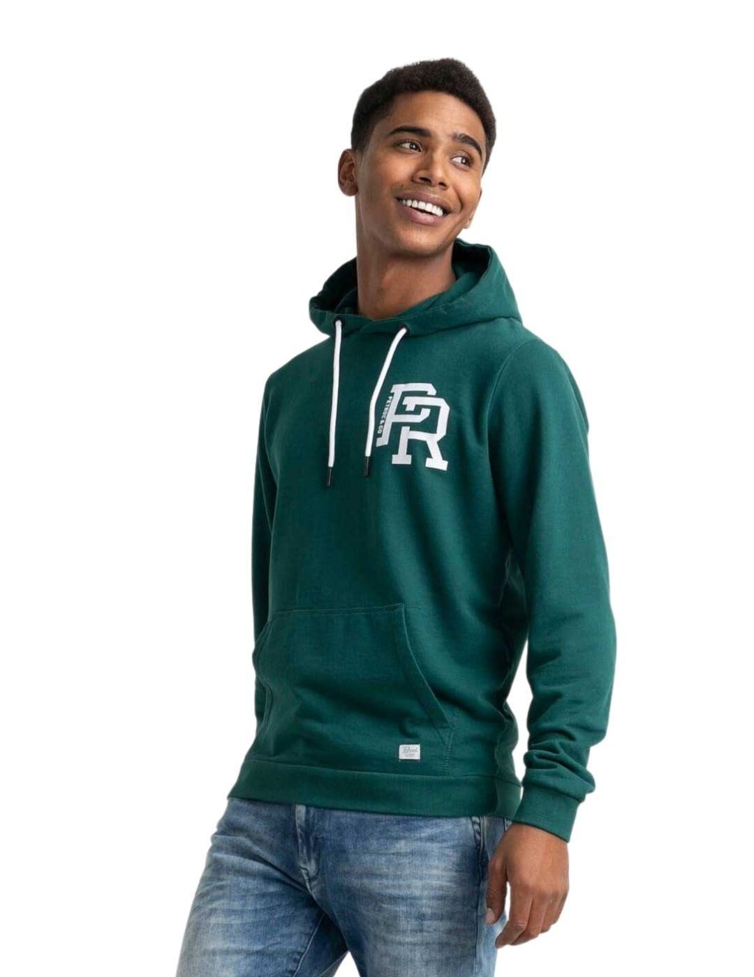 Sudadera capucha Petrol Industries Verde - Bicos de Fío