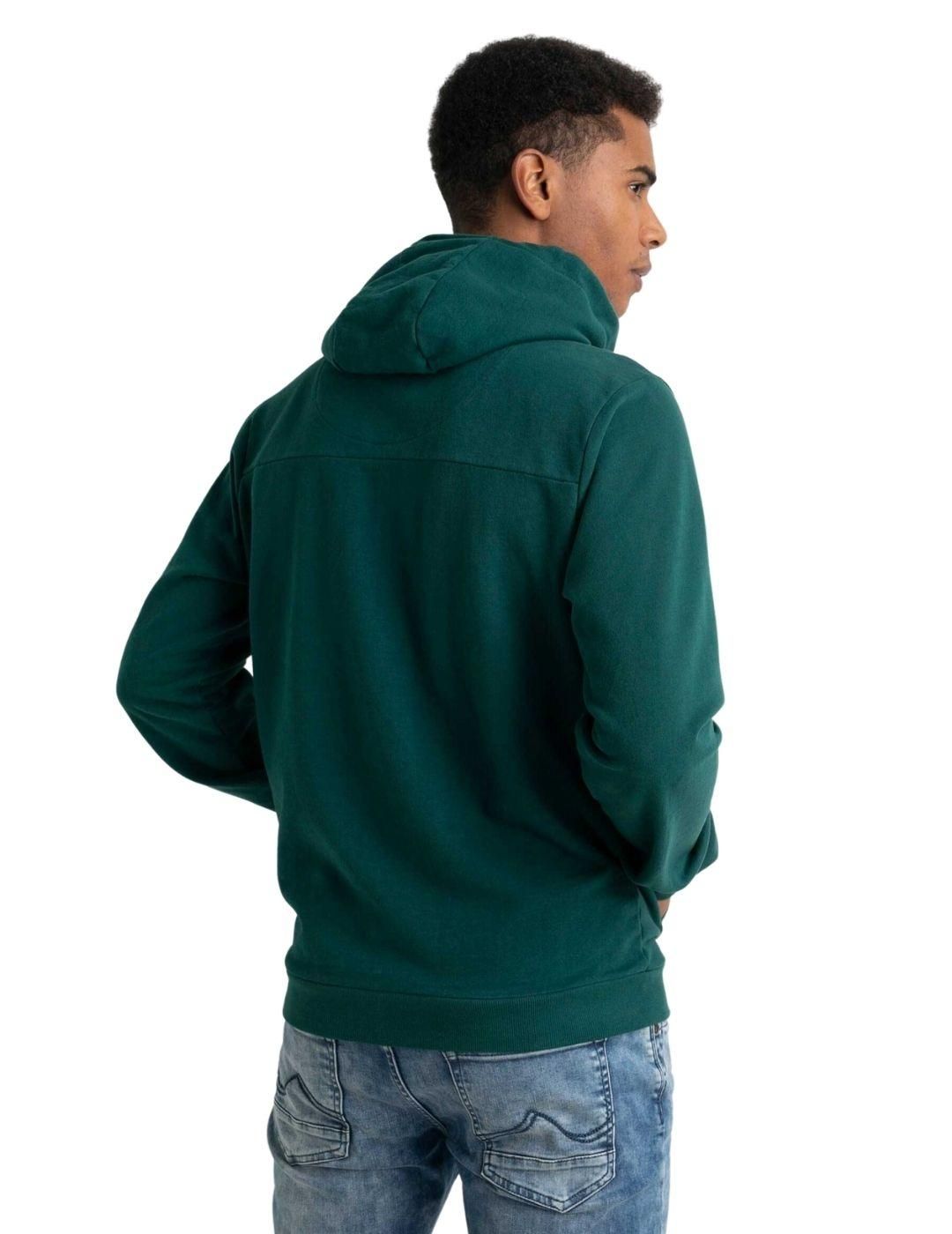 Sudadera capucha Petrol Industries Verde - Bicos de Fío