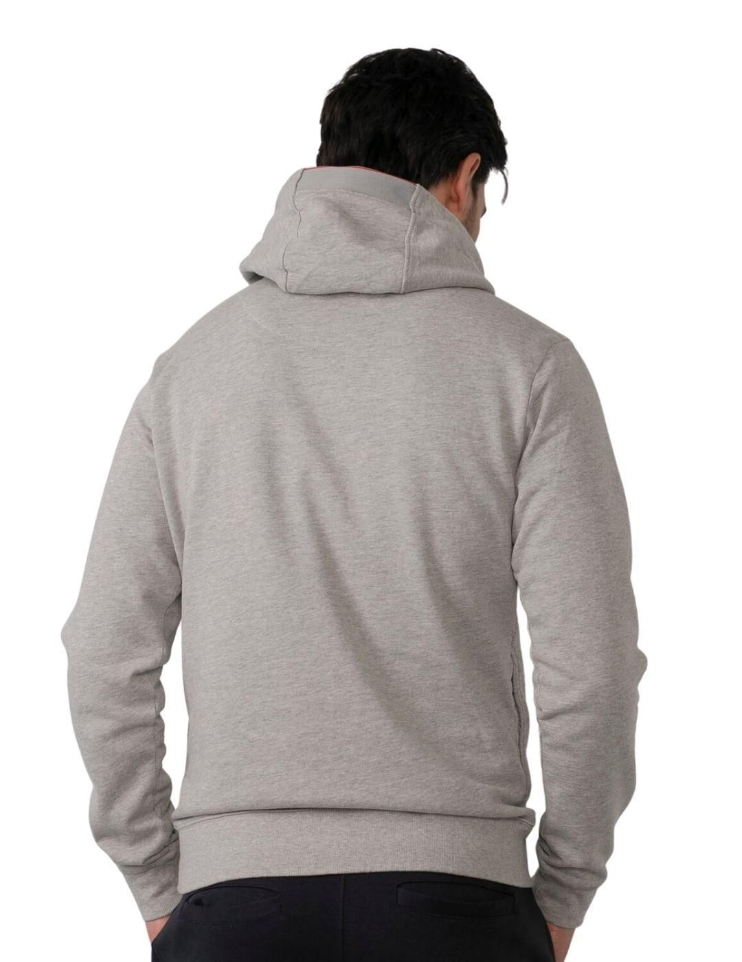 Sudadera con capucha y cuello Petrol Industries Gris - Bicos de Fío