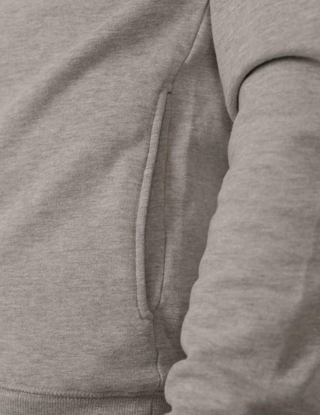 Sudadera con capucha y cuello Petrol Industries Gris - Bicos de Fío