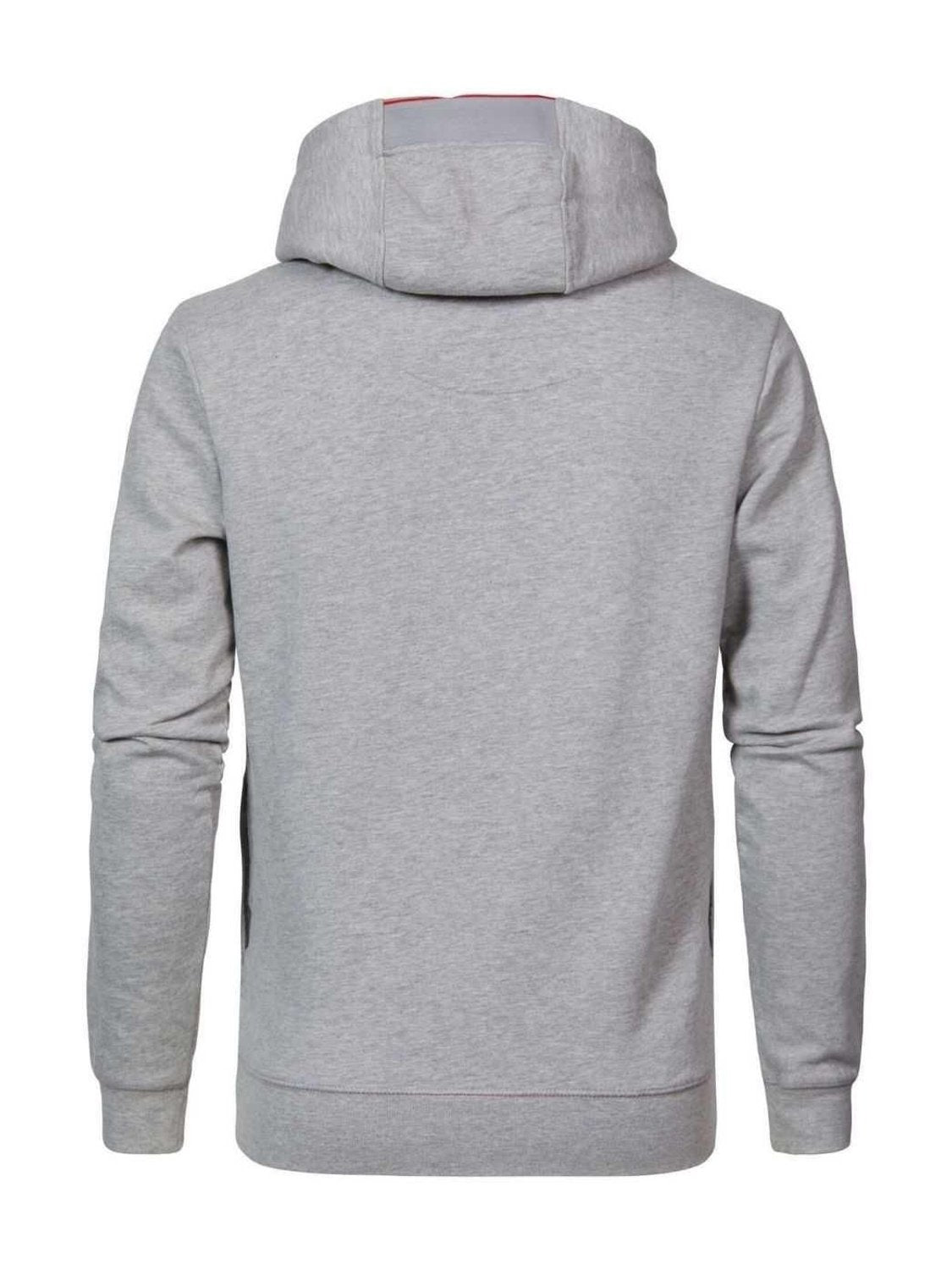 Sudadera con capucha y cuello Petrol Industries Gris - Bicos de Fío